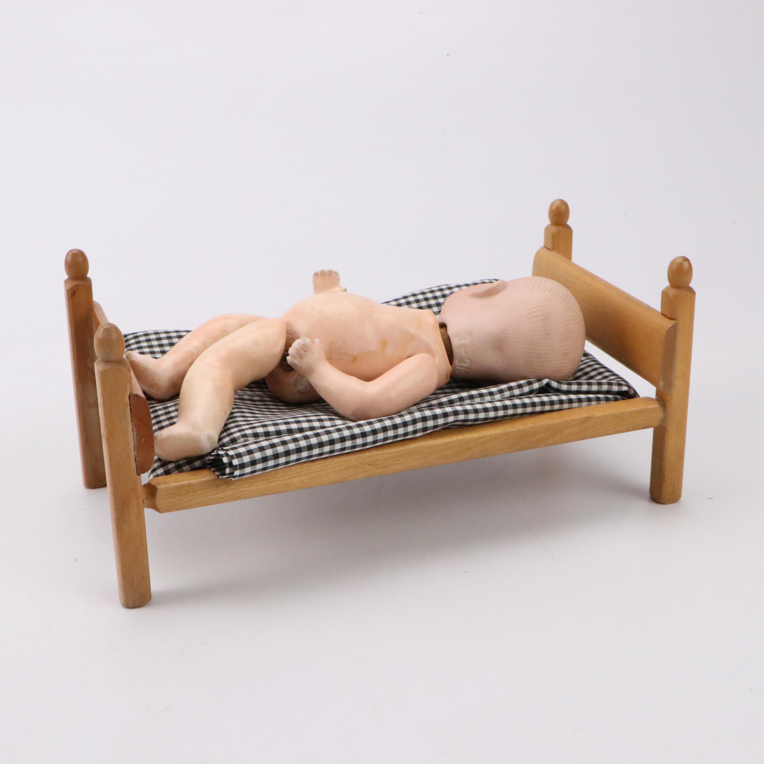 Armand Marseille 390 with Other Bisque Dome Head Character Baby and More