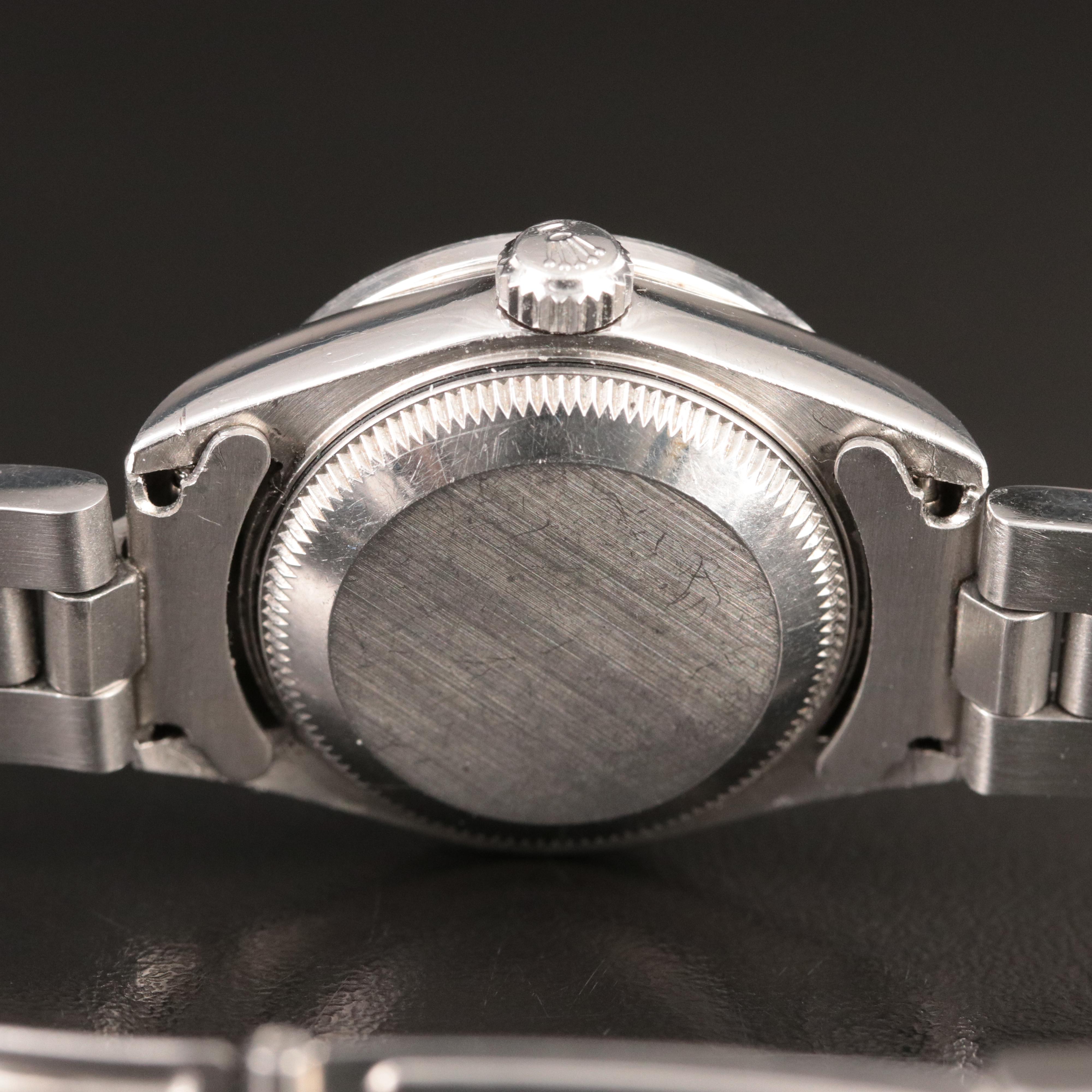 2001 Rolex Datejust 1.12 CTW Custom Diamond 36mm Steel Watch