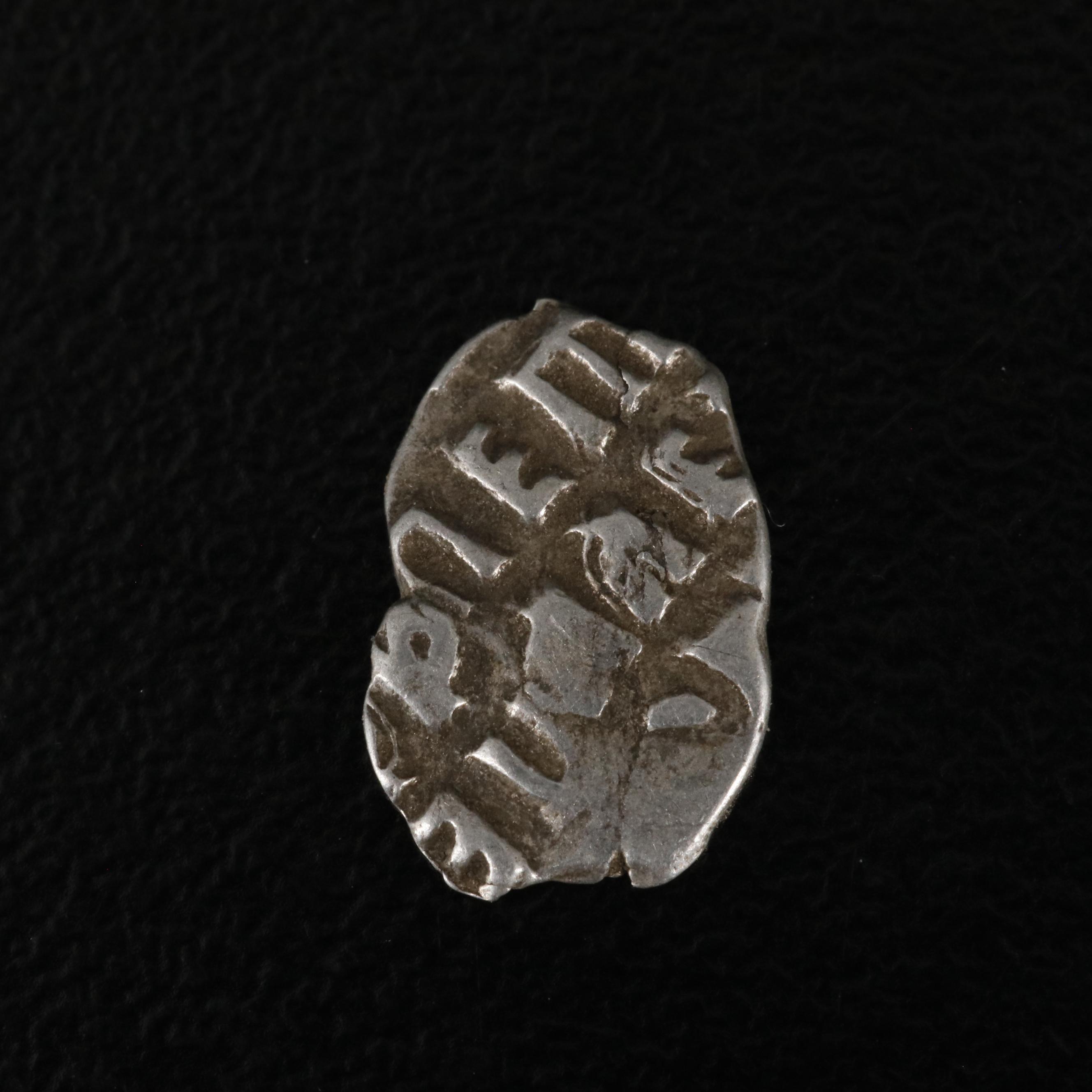 Ten Silver Russian Wire Money Coins, 1500s to 1700s