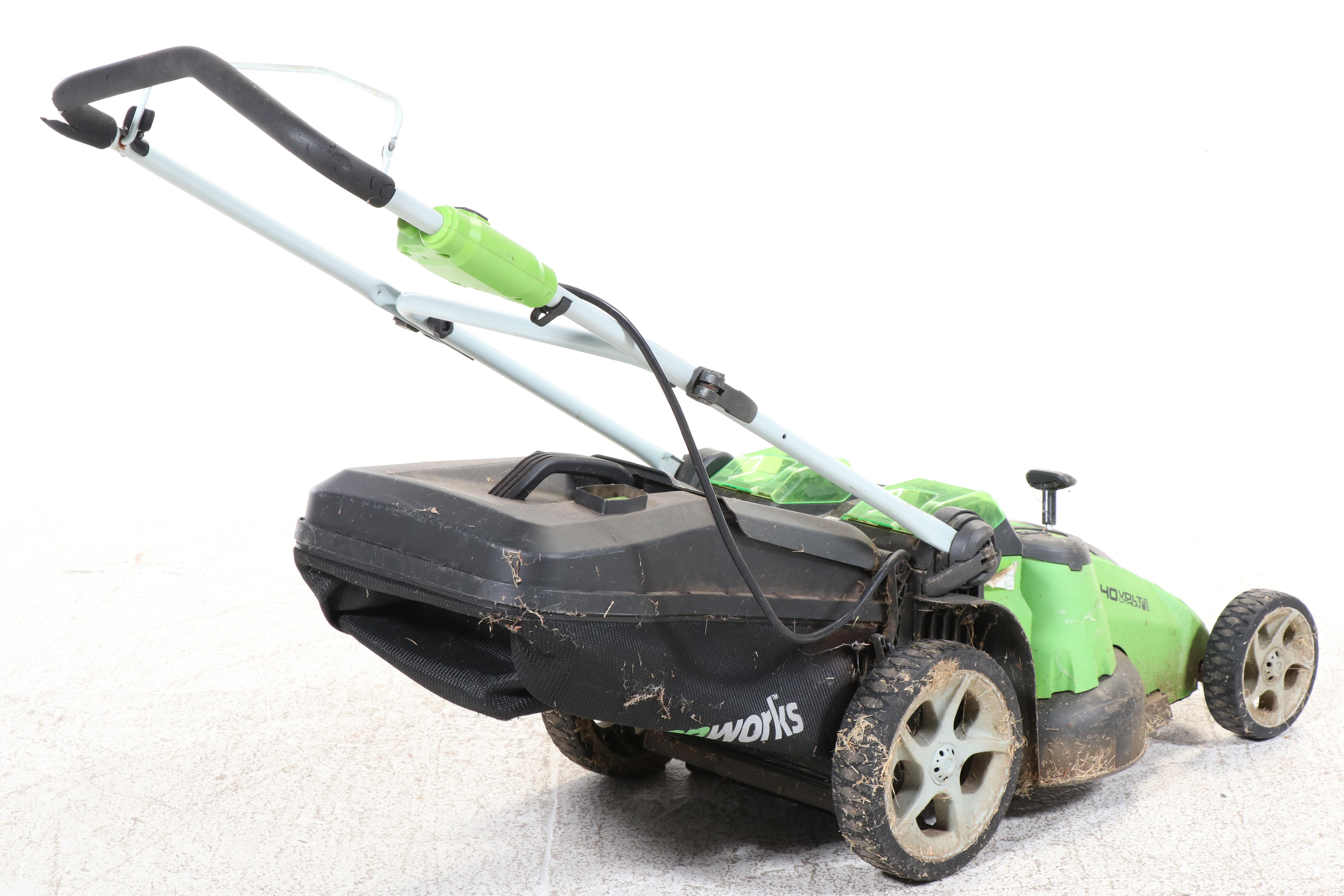 Greenworks 40 Volt Lithium Battery Powered Lawnmower