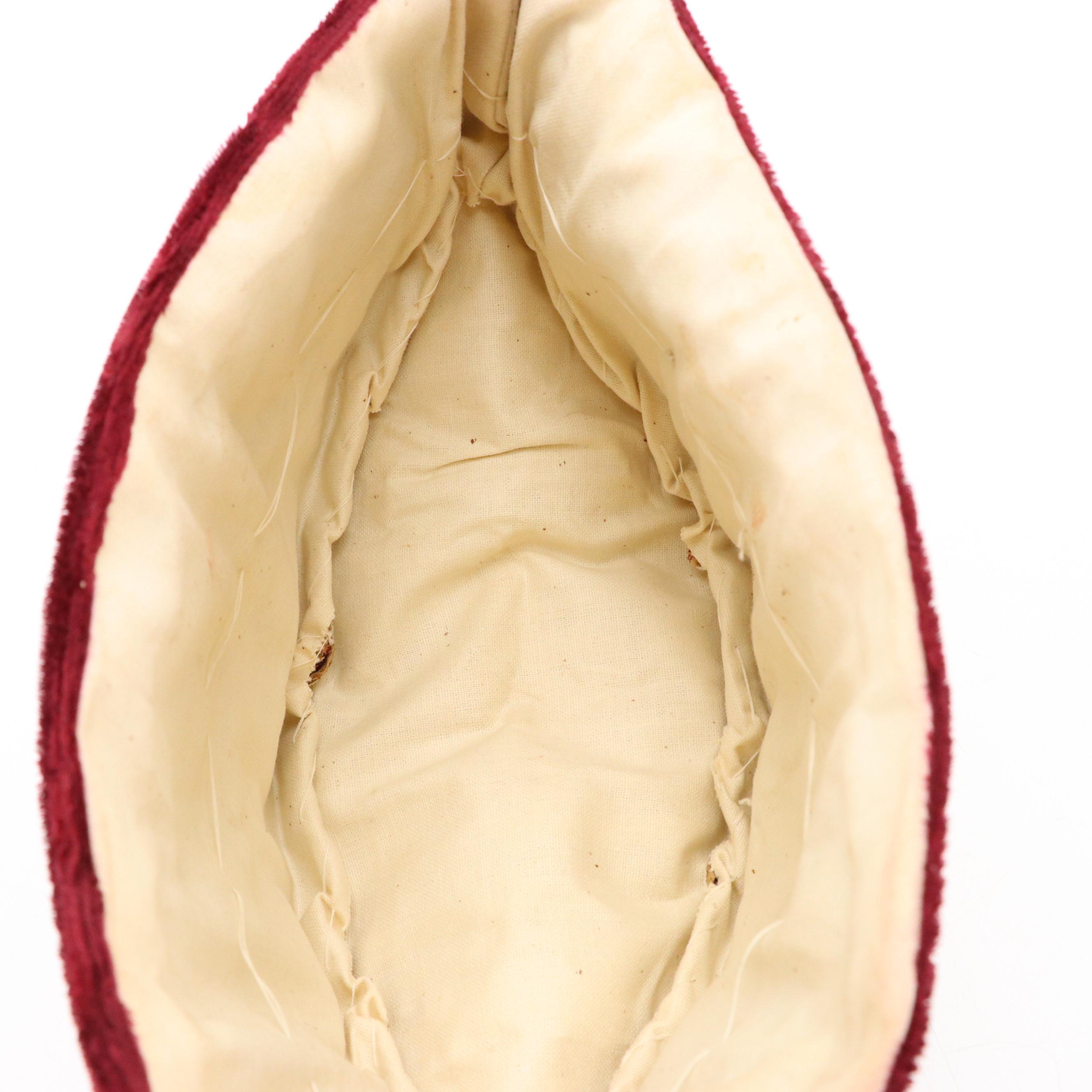 Kufi Style Velvet Caps with Metalwork Embroidery