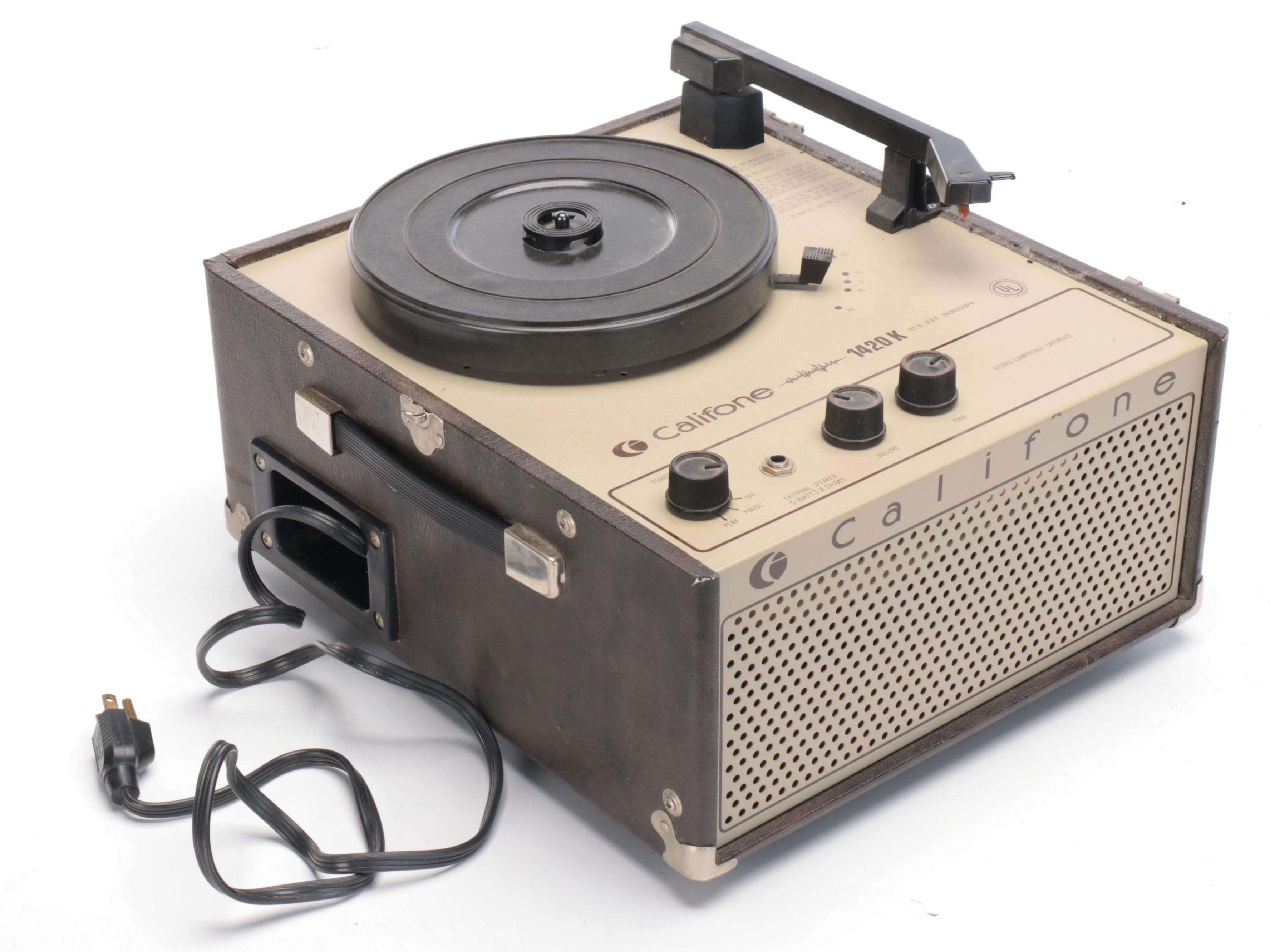 Califone 1420K Series Record Player