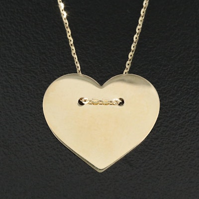 10K Heart Necklace