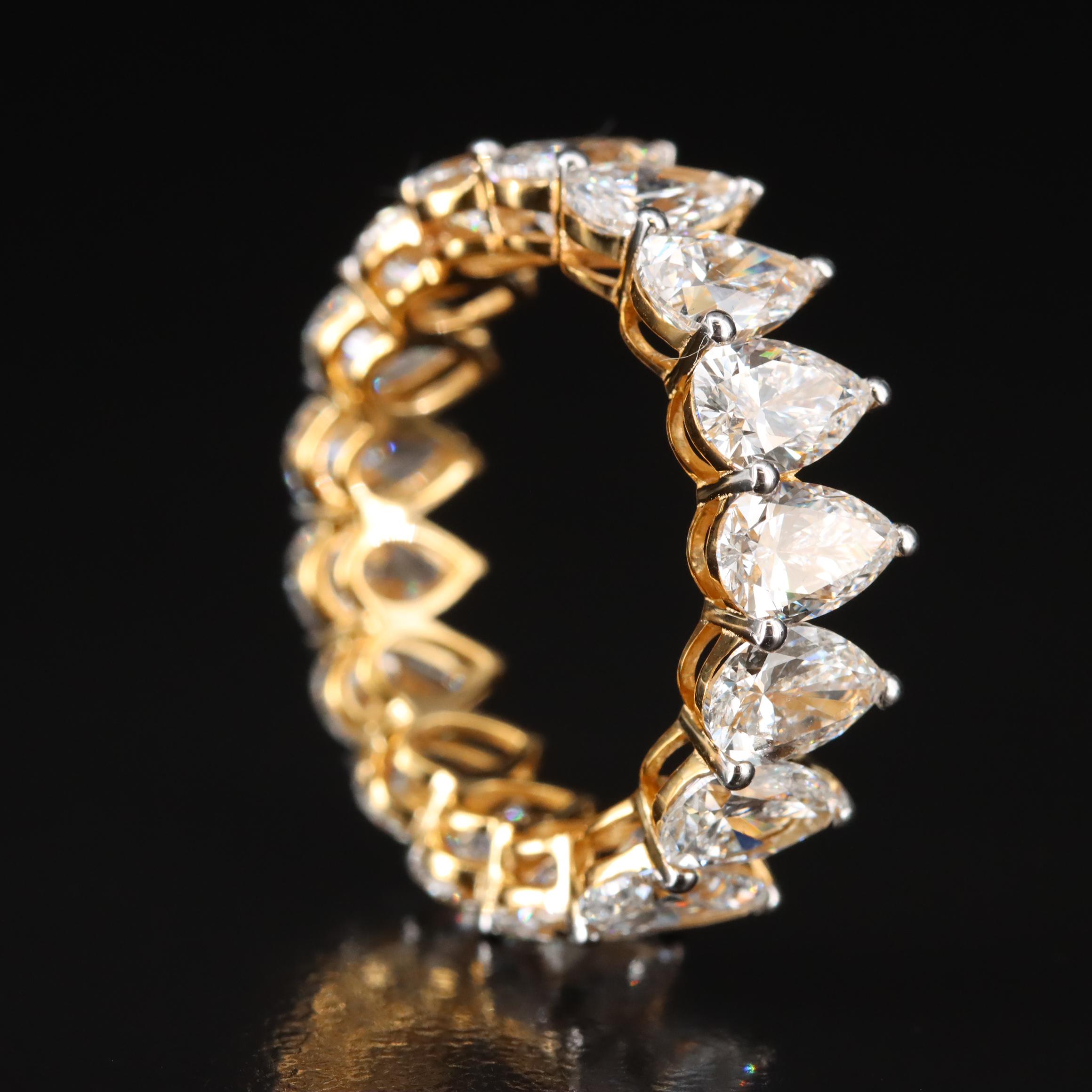 14K 7.04 CTW Lab Grown Diamond Eternity Band