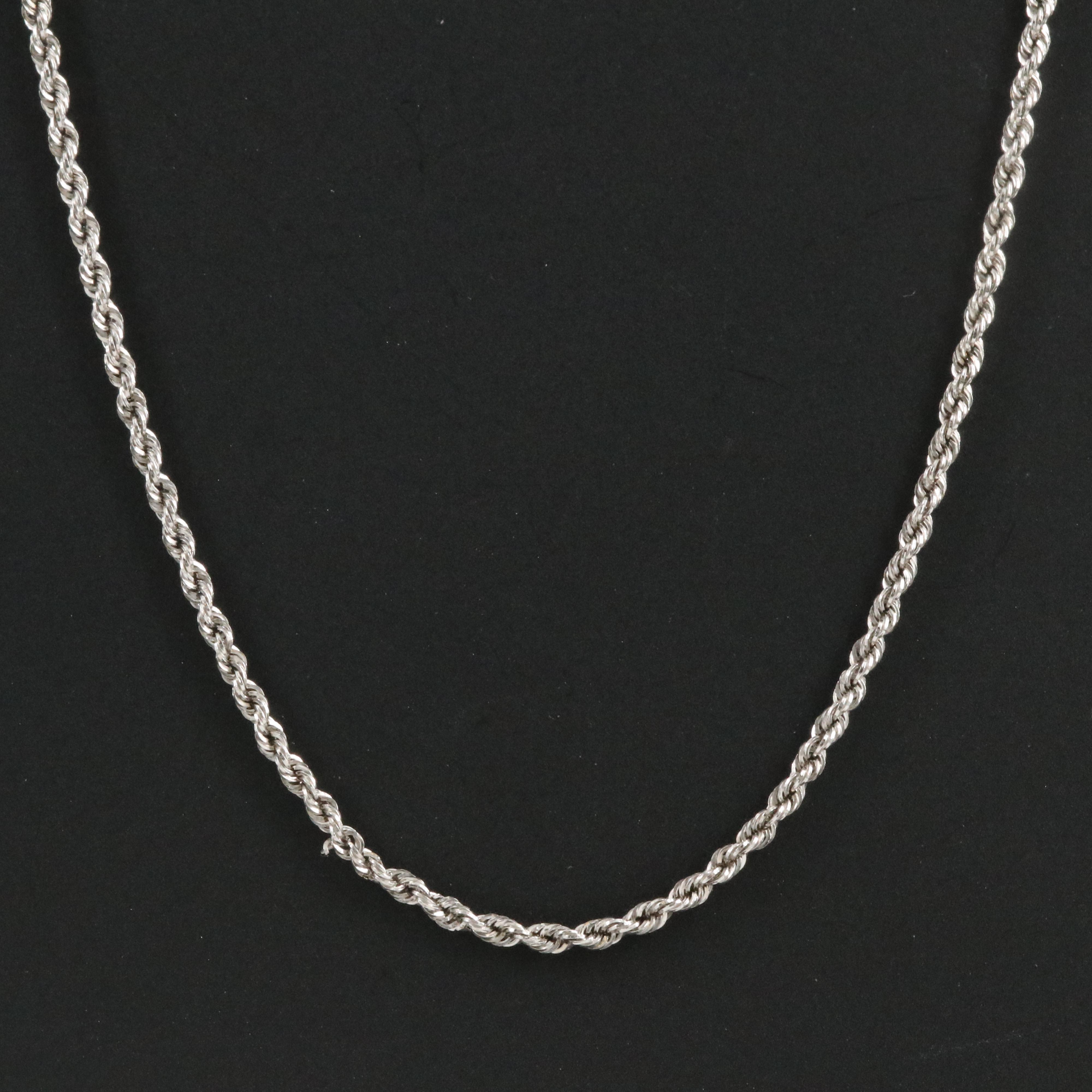 10K Rope Chain Necklace