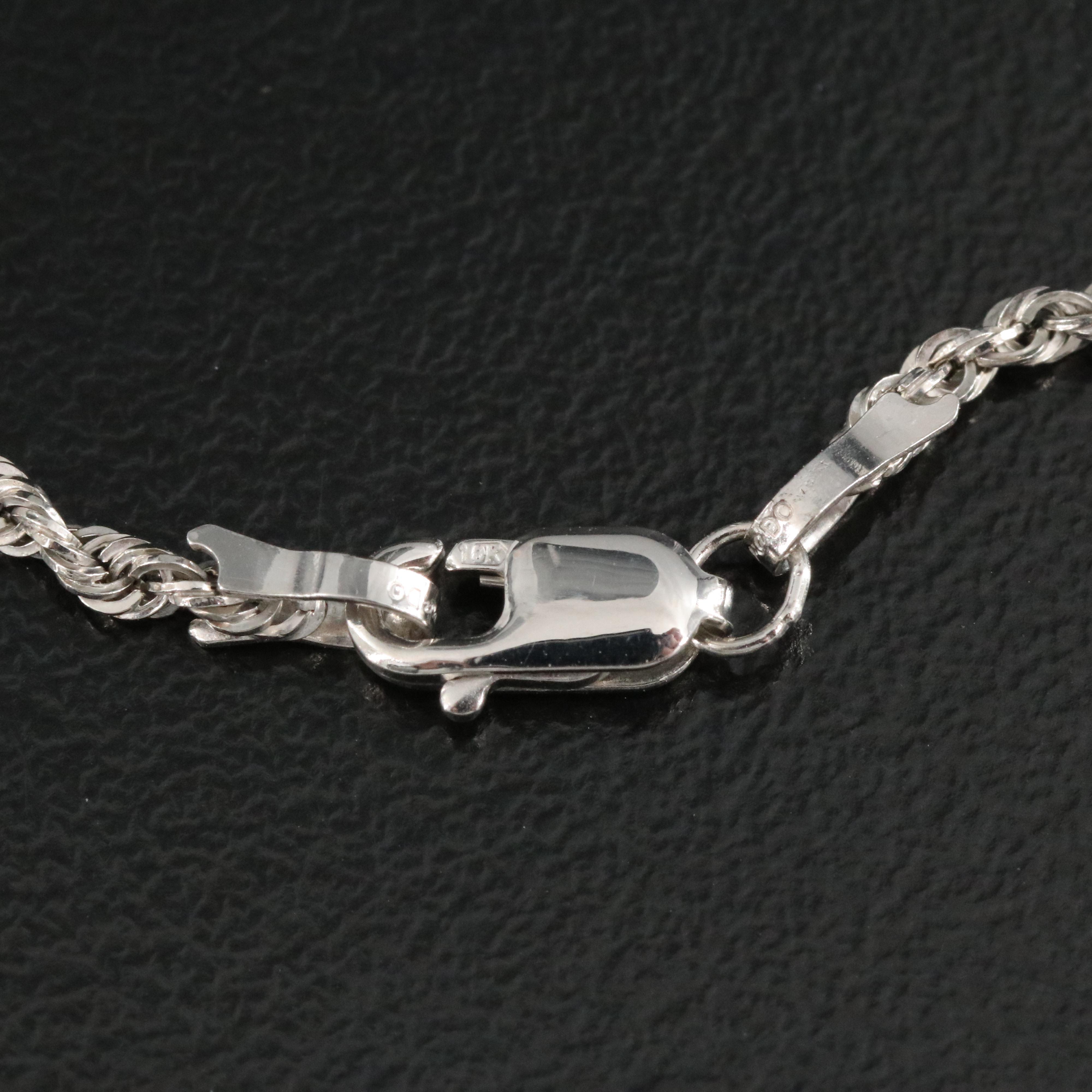 10K Rope Chain Necklace