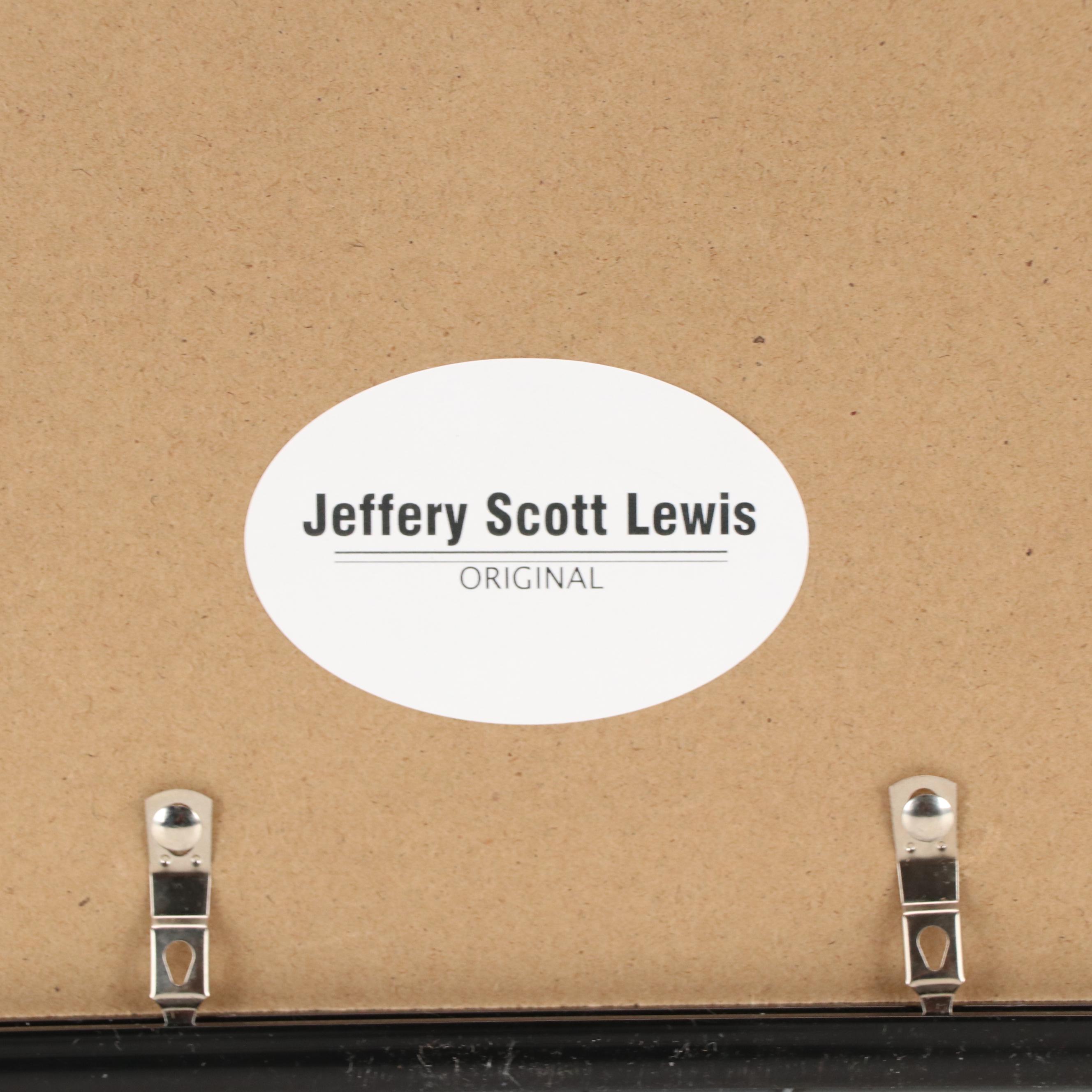 Jeffrey Scott Lewis Abstract Digital Print