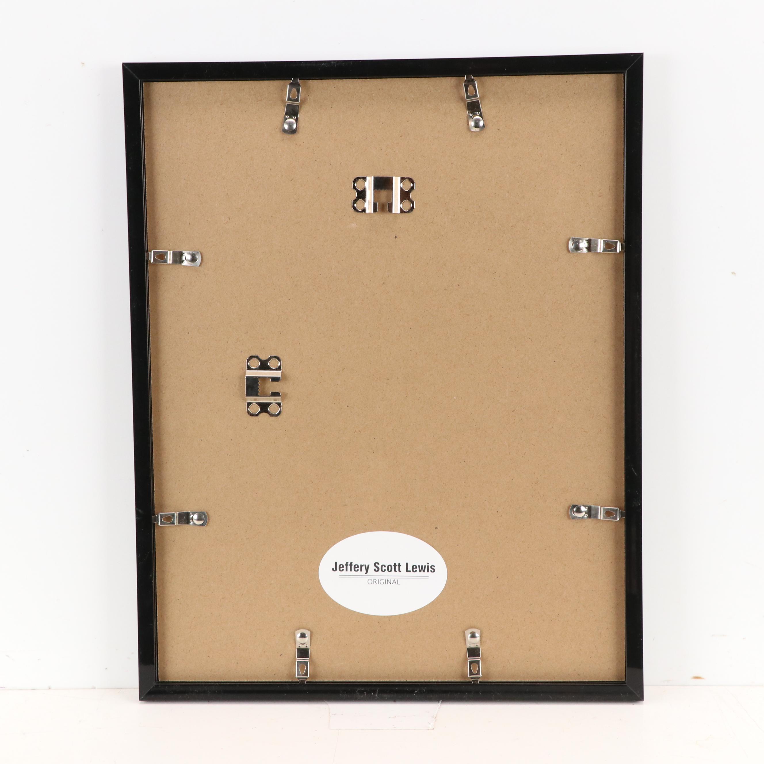 Jeffrey Scott Lewis Abstract Digital Print