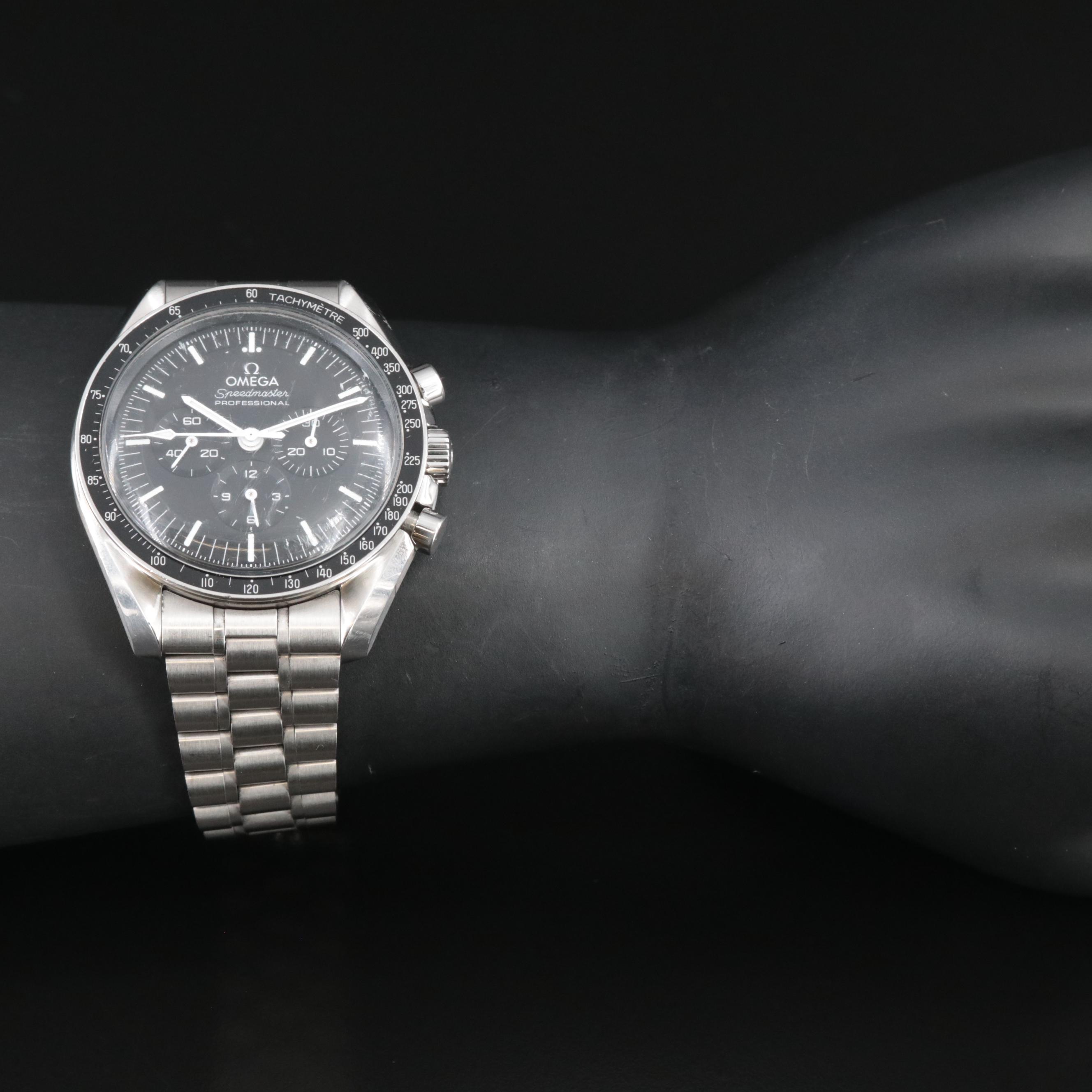 Omega Speedmaster Moonwatch 42mm Steel Chronograph Watch