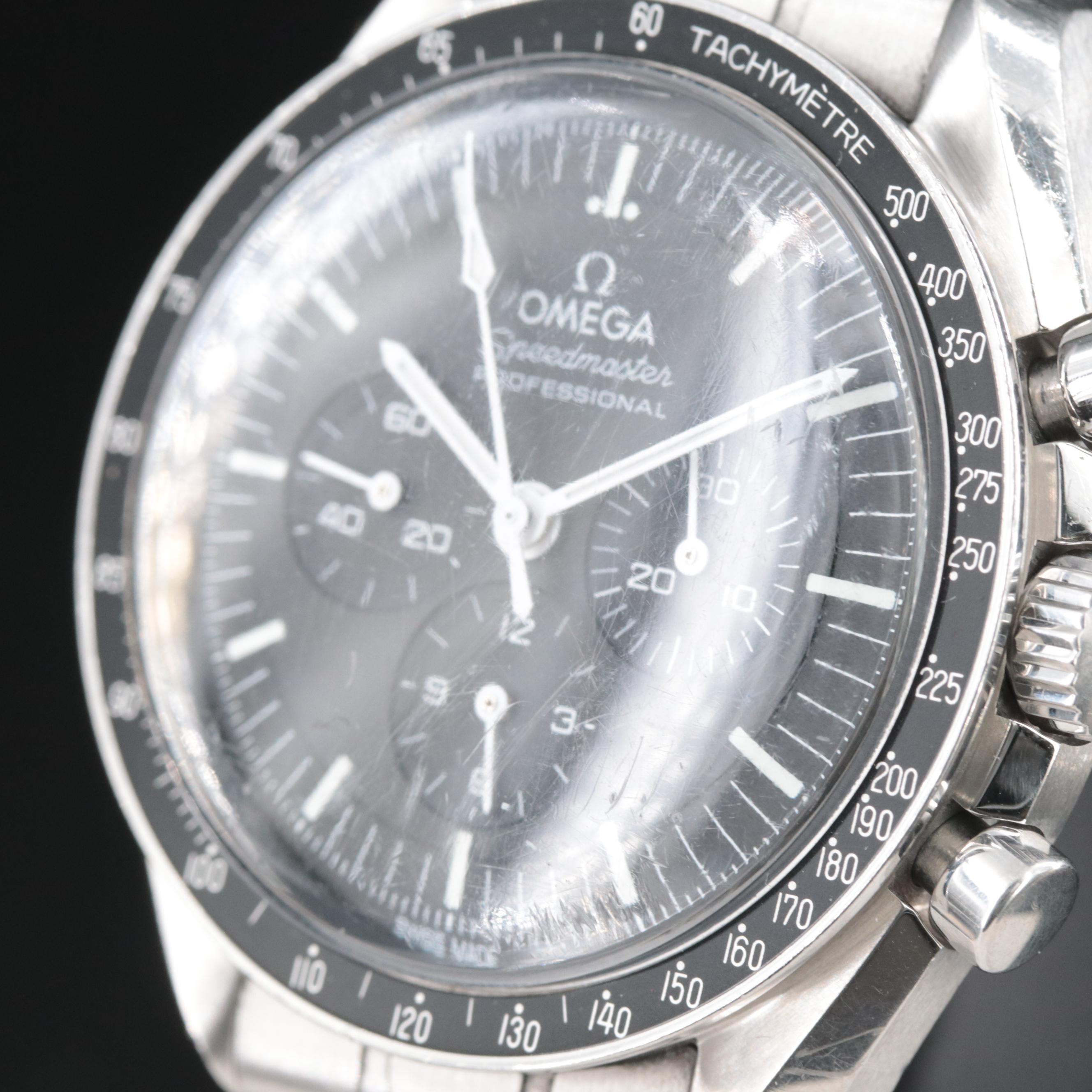 Omega Speedmaster Moonwatch 42mm Steel Chronograph Watch