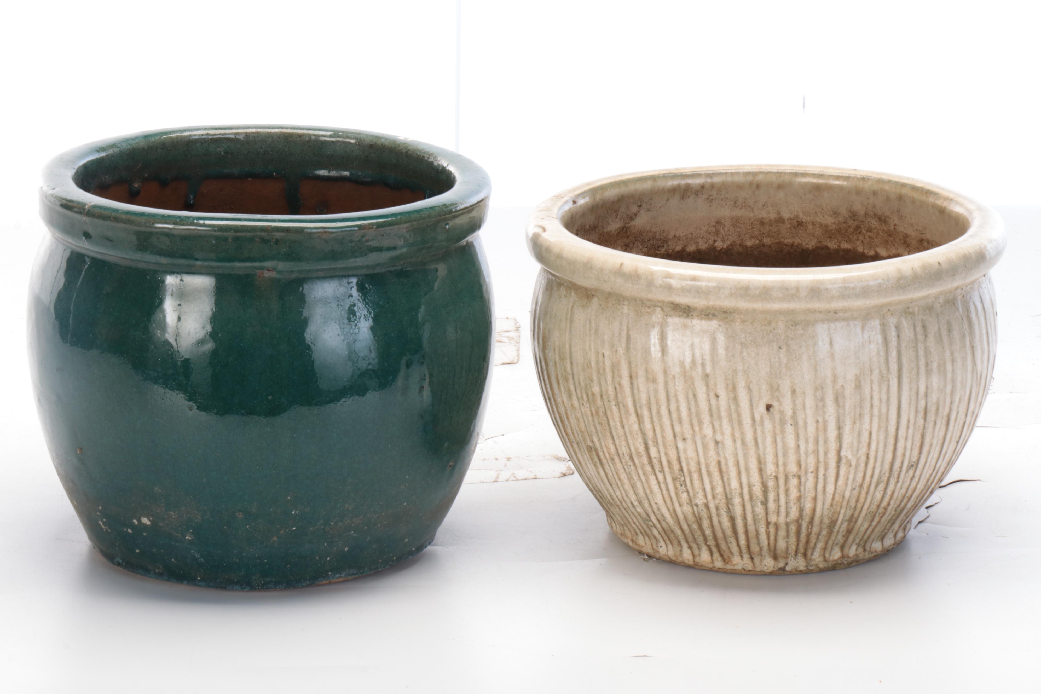 American Ball Nozzle Co. Cast Iron Sprinkler with Other Planters and Urn