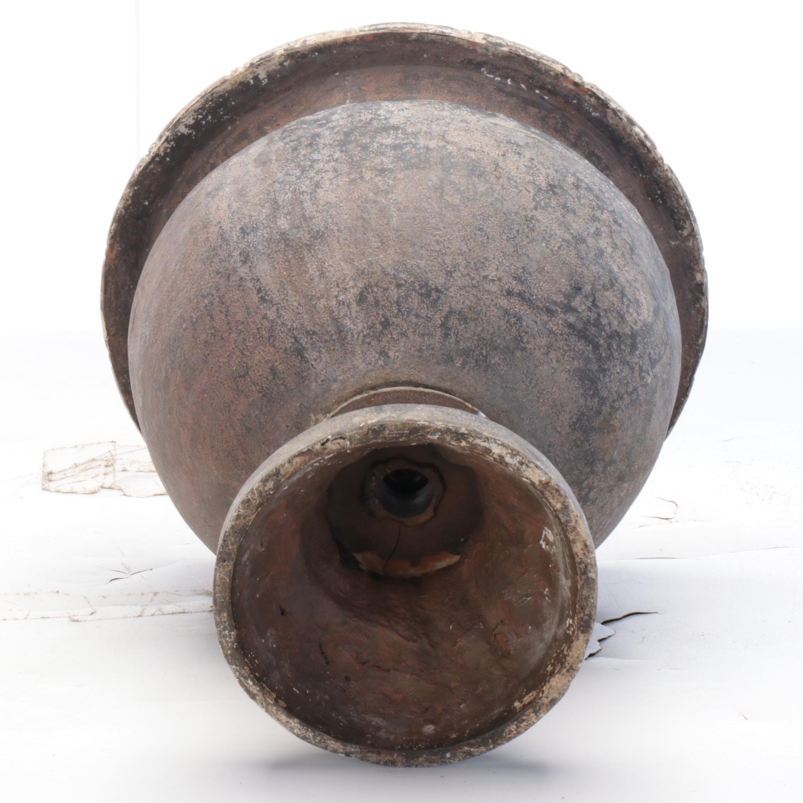 American Ball Nozzle Co. Cast Iron Sprinkler with Other Planters and Urn