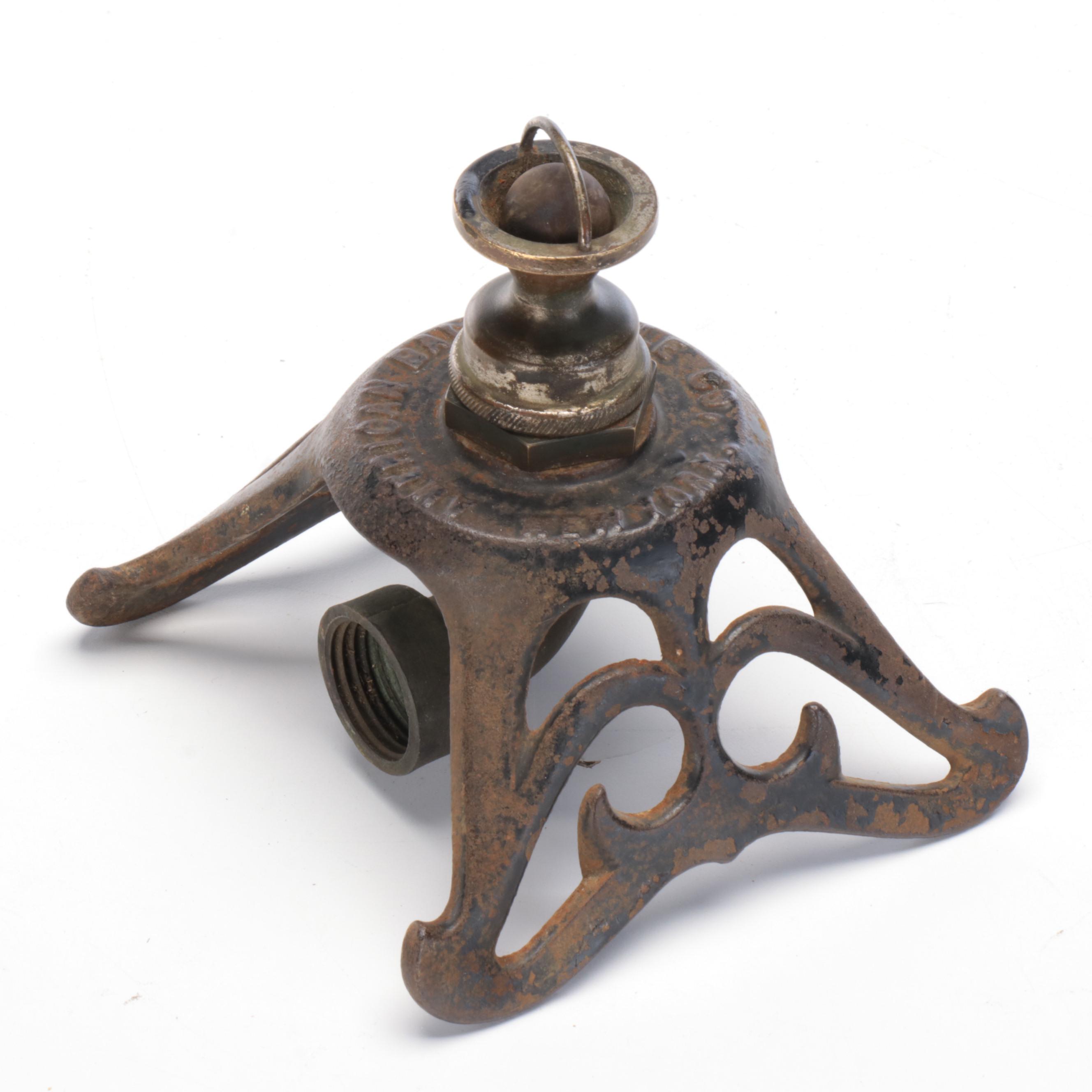 American Ball Nozzle Co. Cast Iron Sprinkler with Other Planters and Urn