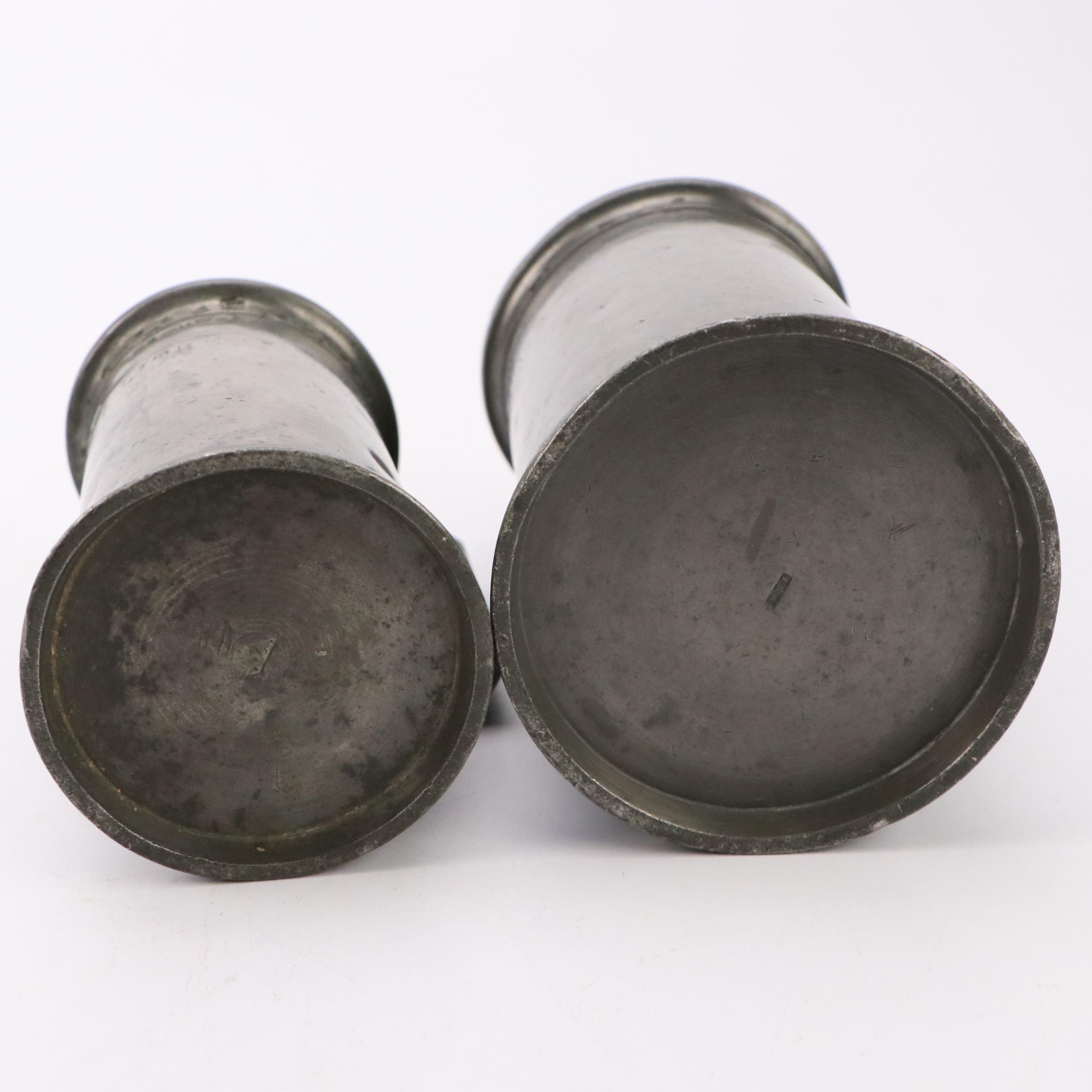 European Pewter Metric Measures