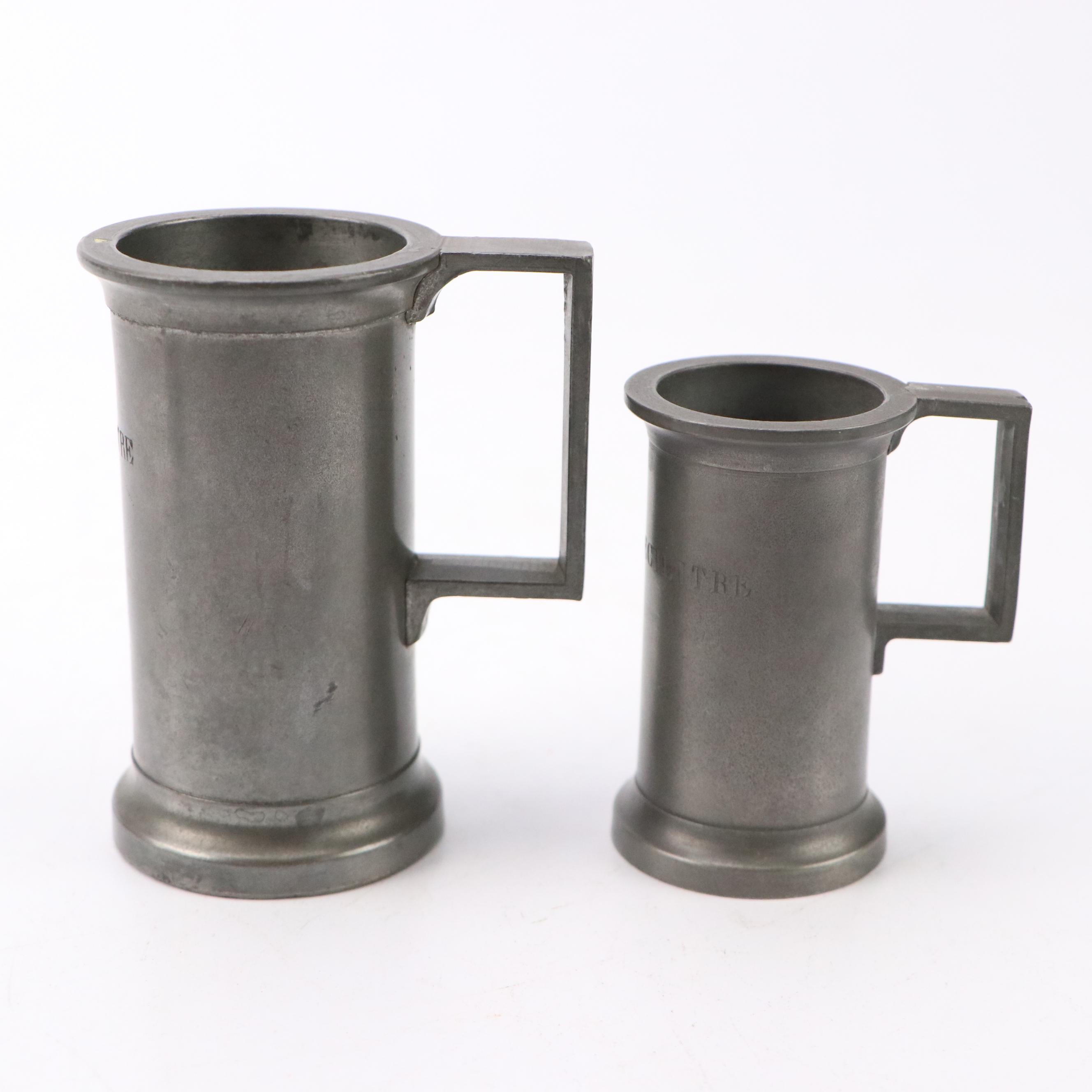European Pewter Metric Measures