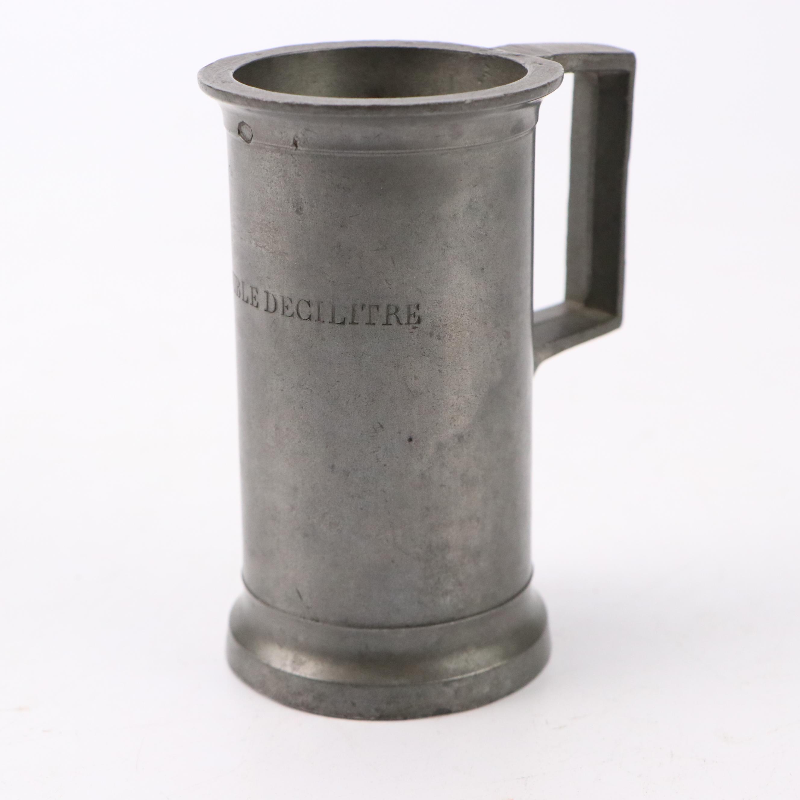European Pewter Metric Measures