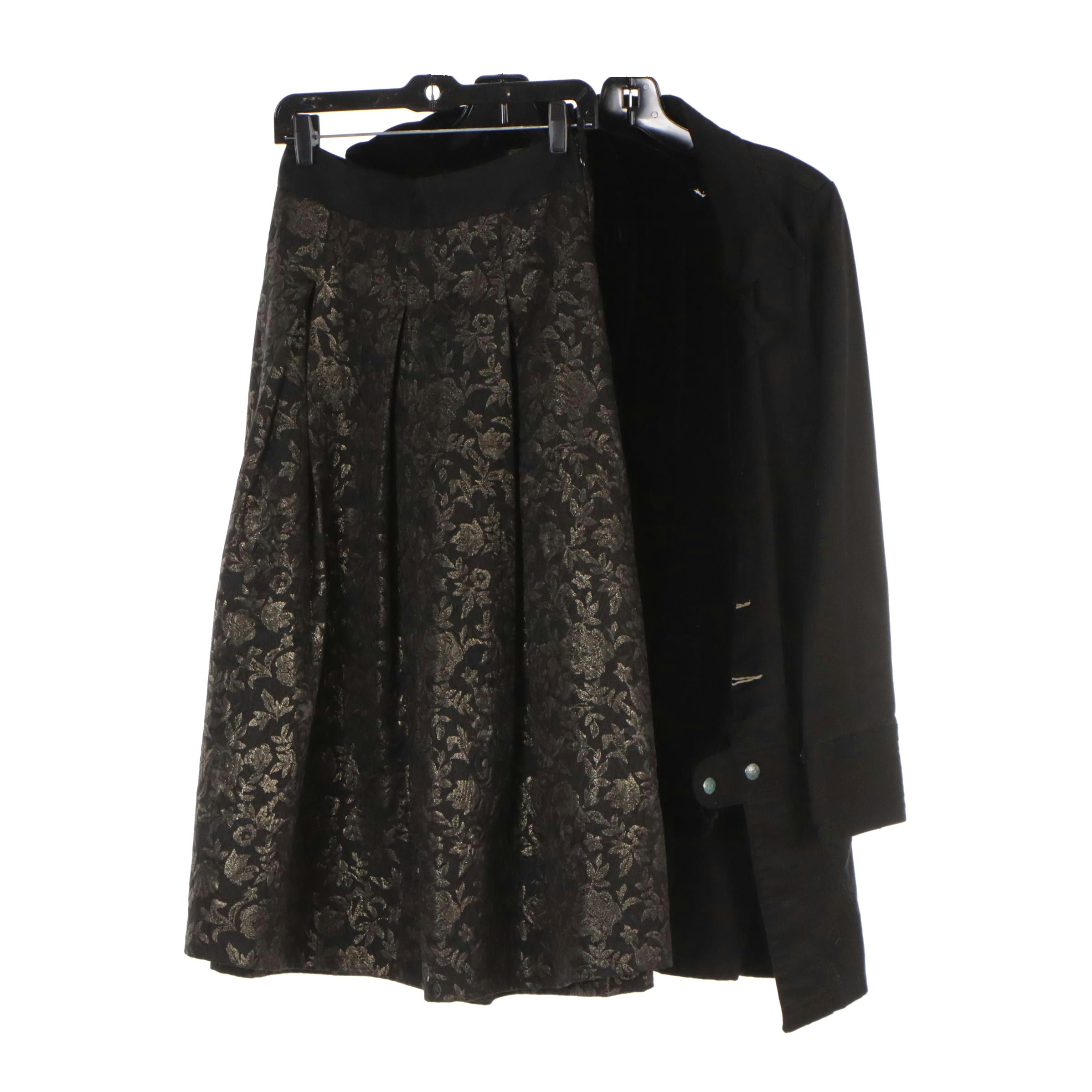 Ralph Lauren and Diesel Jackets With White House Black Market Pleated Skirt(NWT)