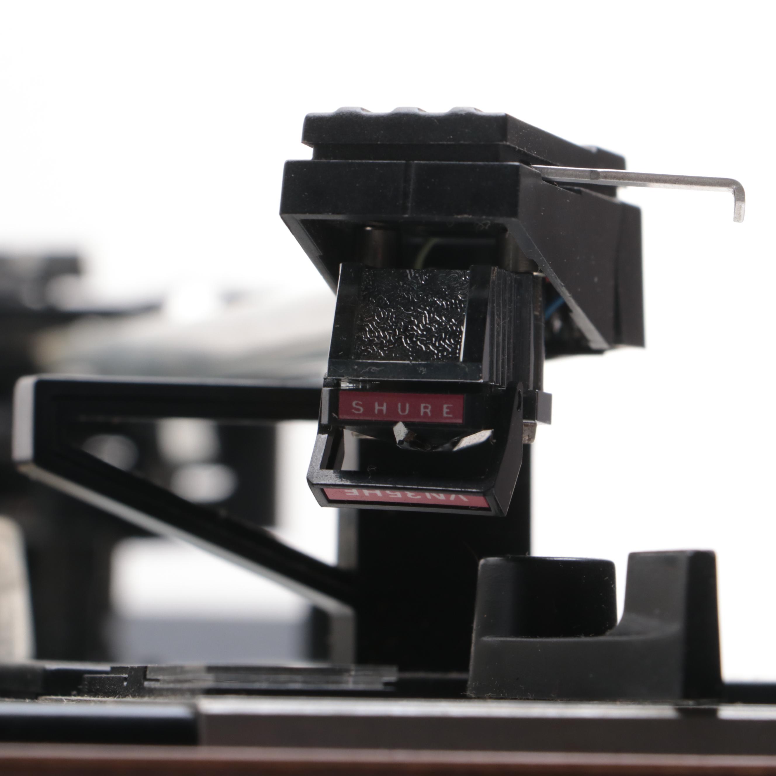 Dual Model 601 Walnut Finish Record Player, 1970s