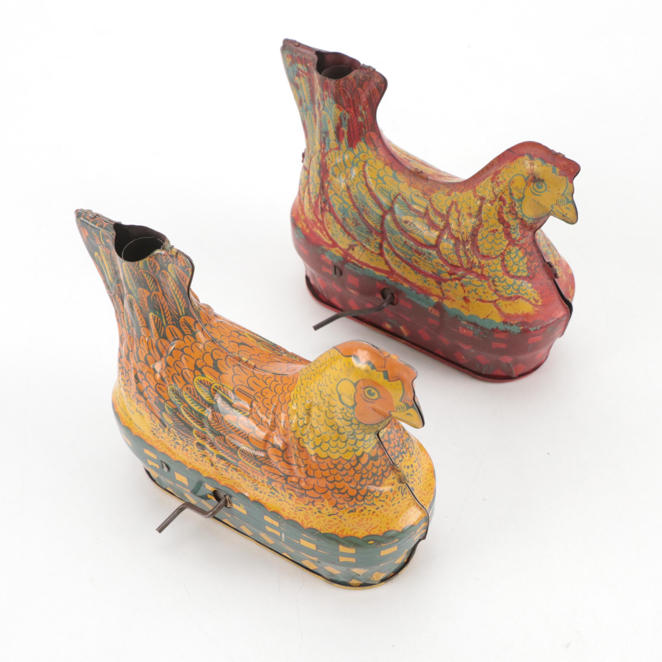 German and American Tinplate Mechanical Toys