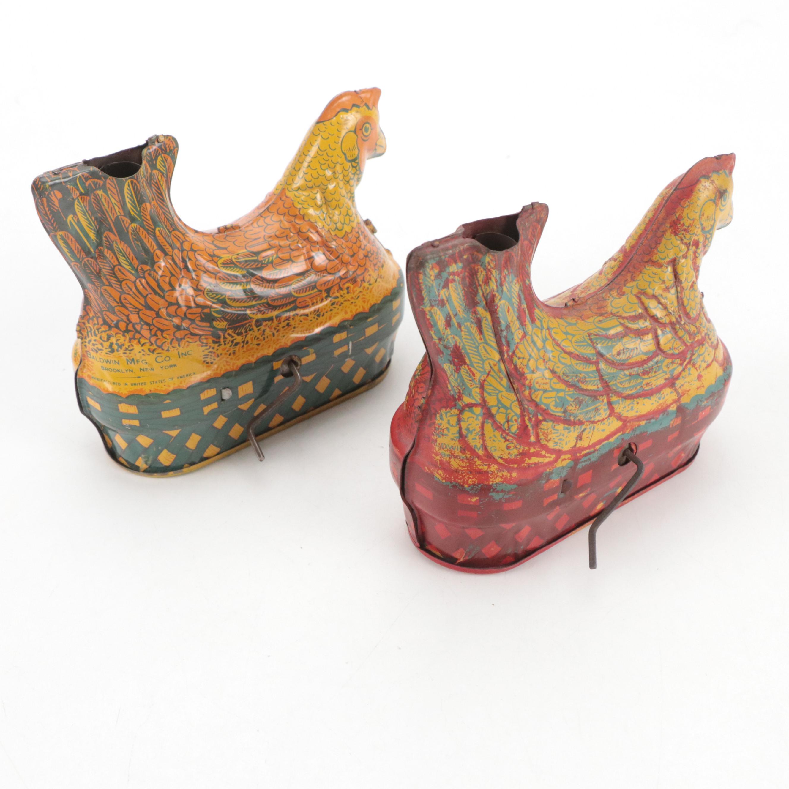 German and American Tinplate Mechanical Toys