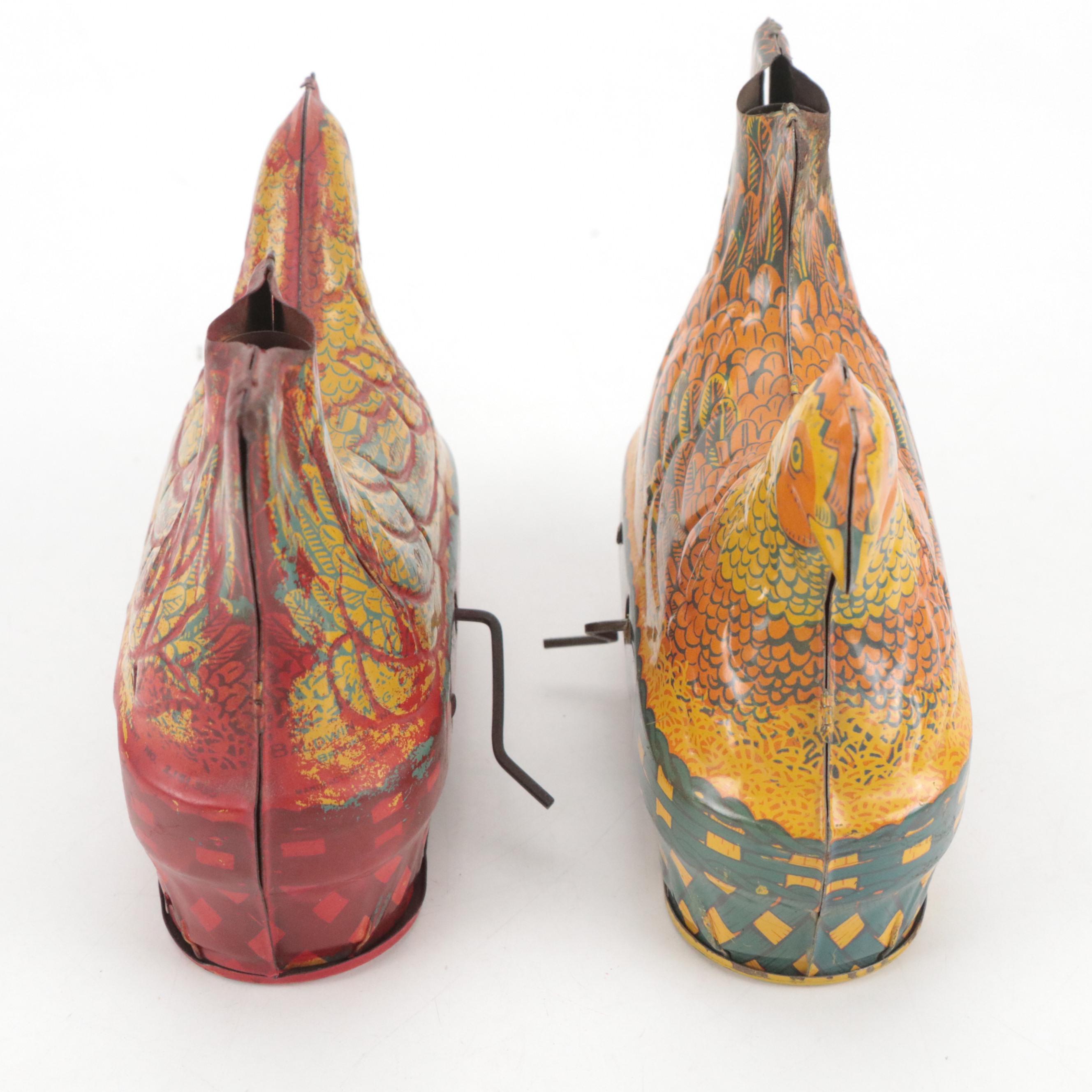 German and American Tinplate Mechanical Toys