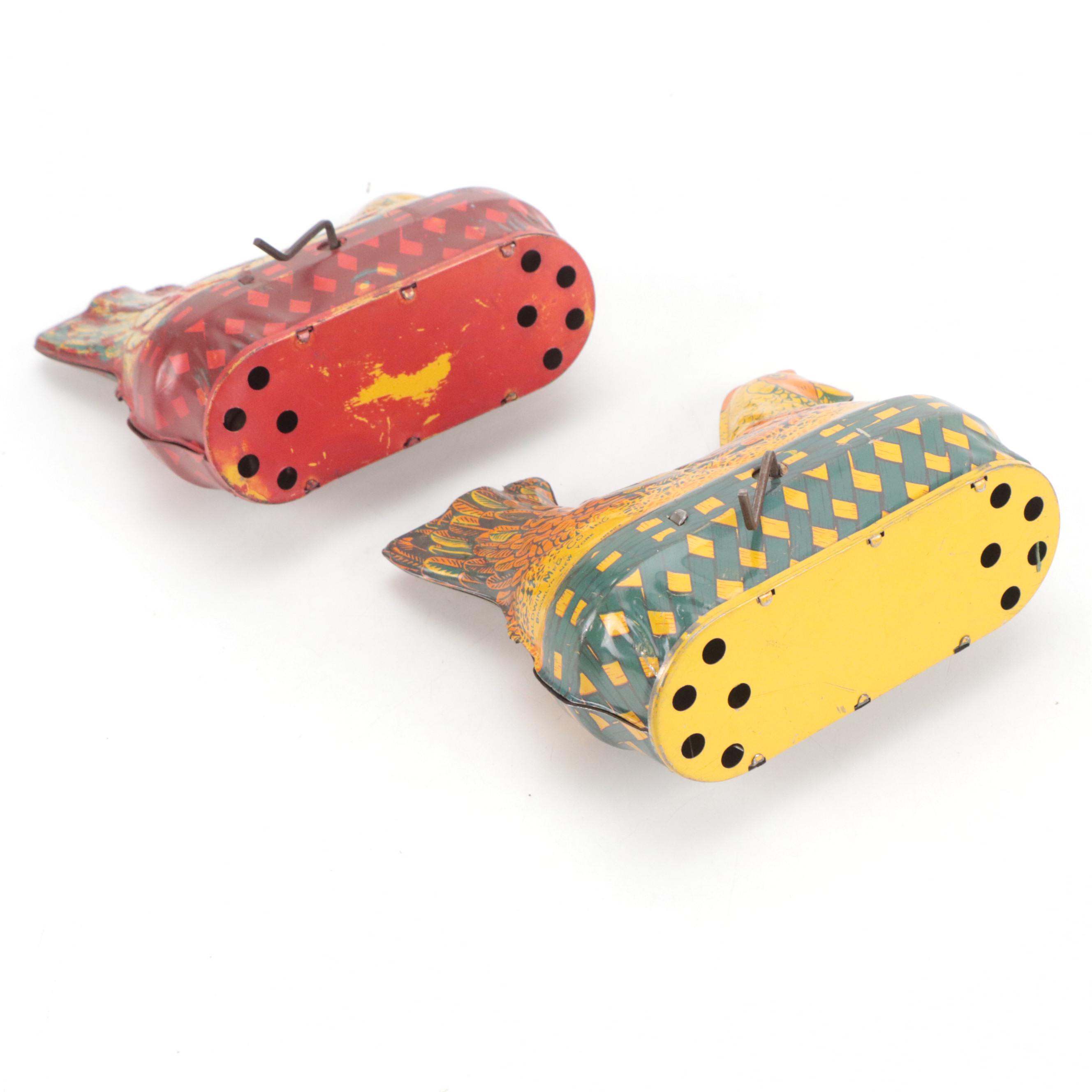 German and American Tinplate Mechanical Toys