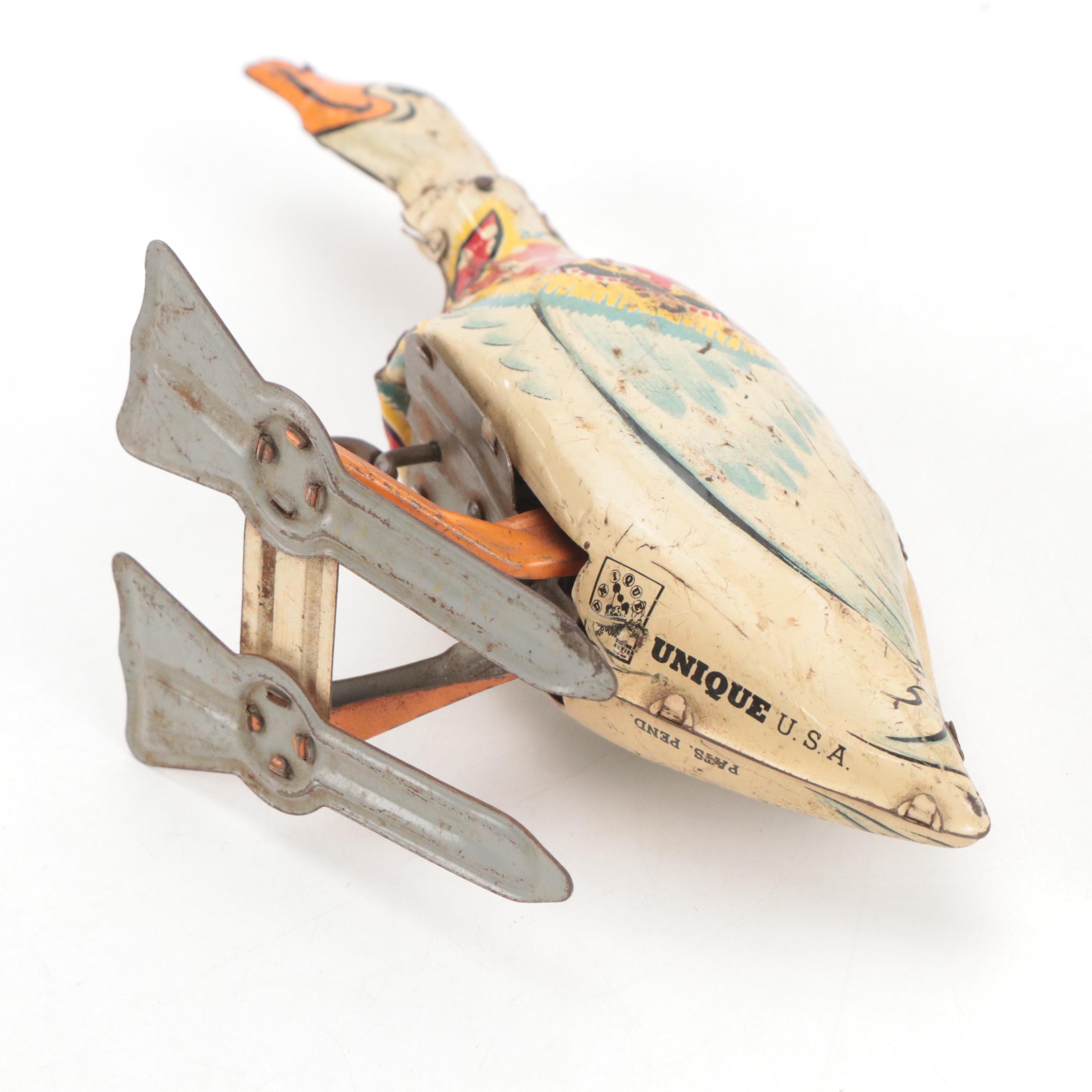 German and American Tinplate Mechanical Toys