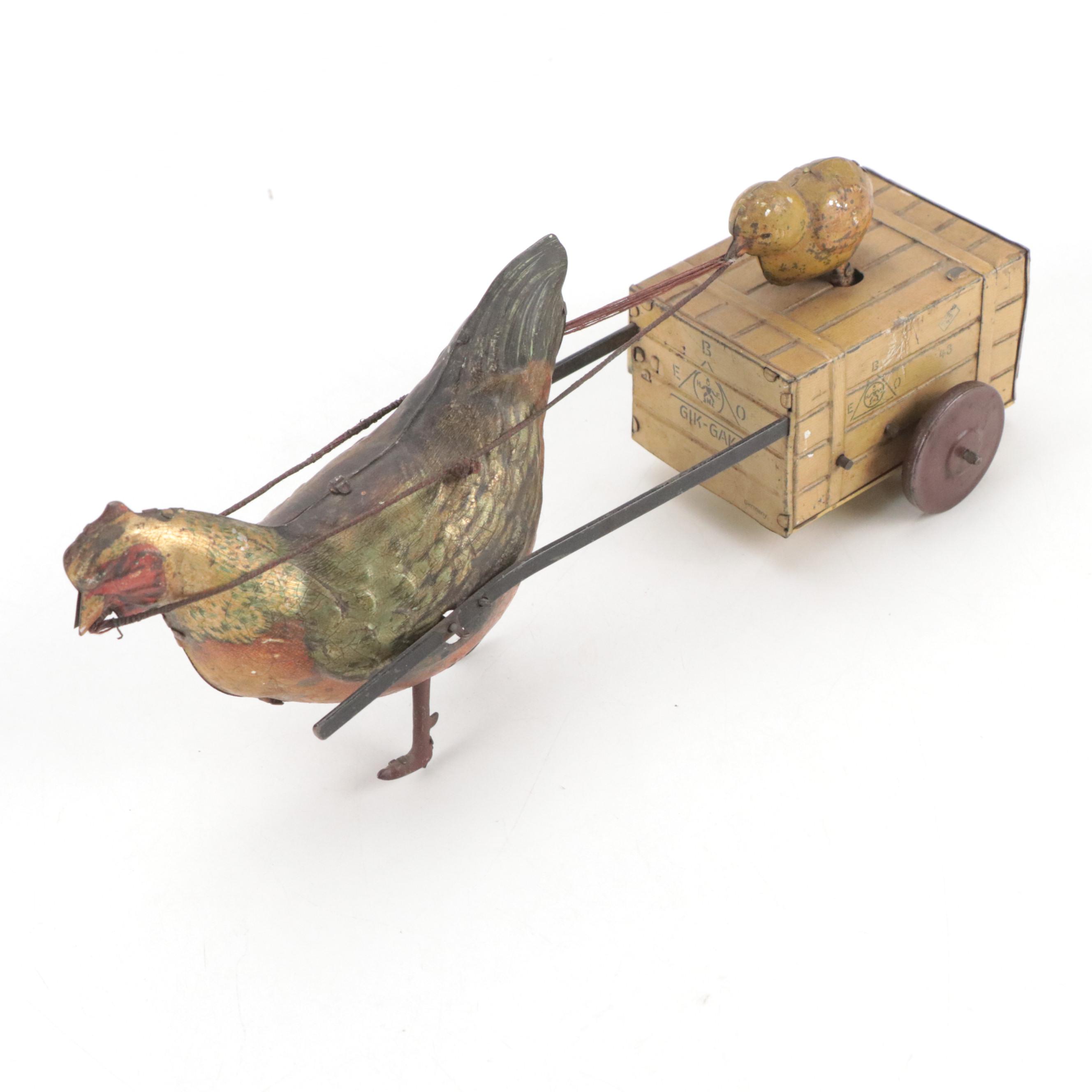 German and American Tinplate Mechanical Toys