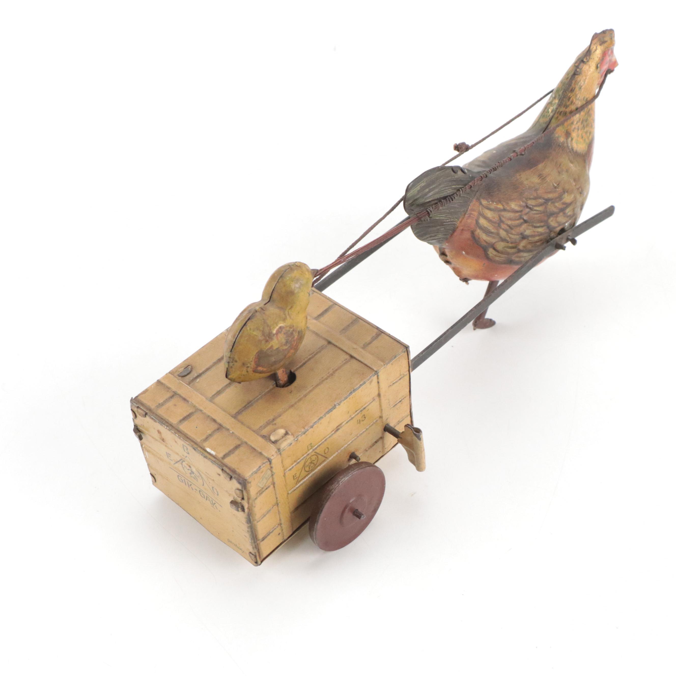 German and American Tinplate Mechanical Toys