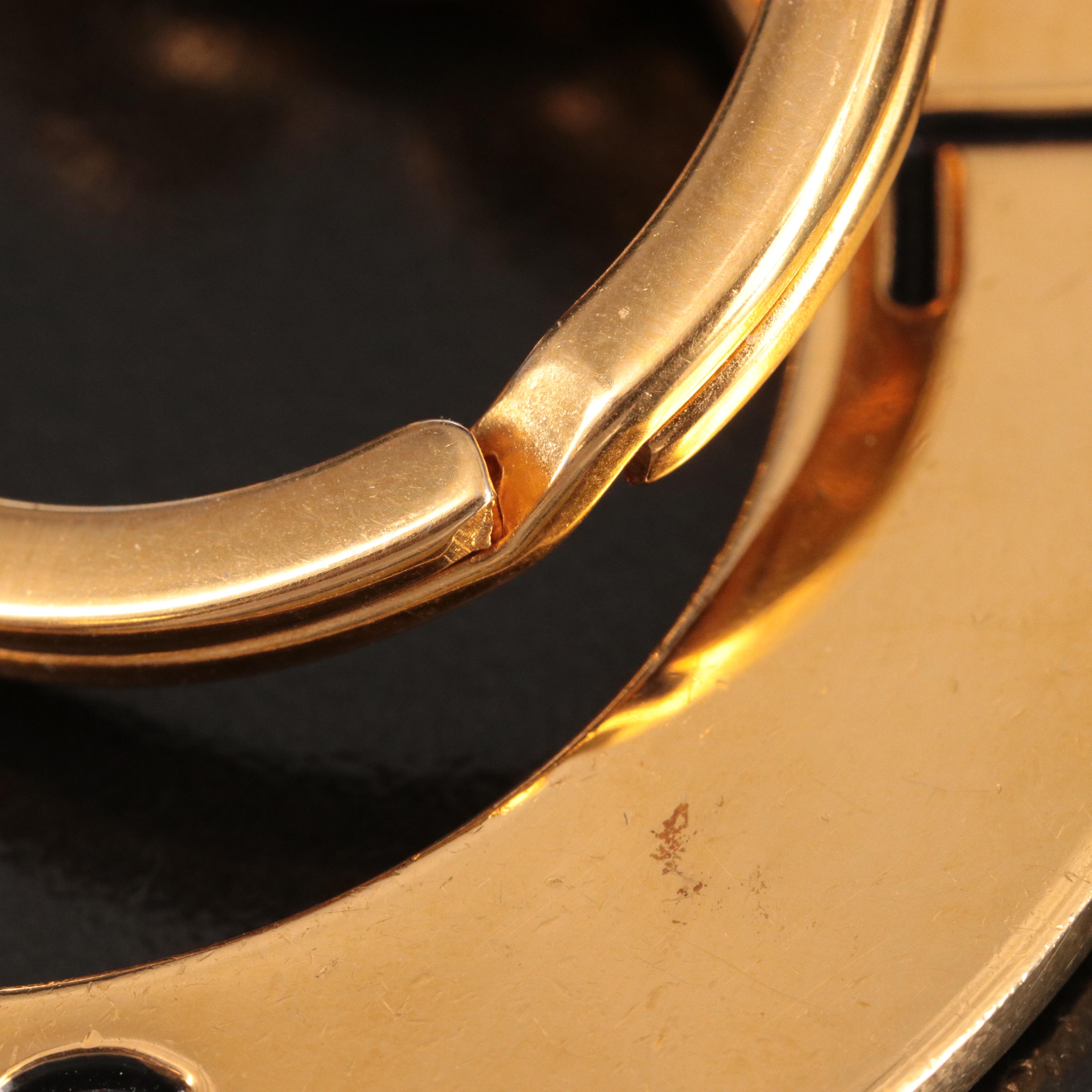 Chanel Paris Metal Keychain