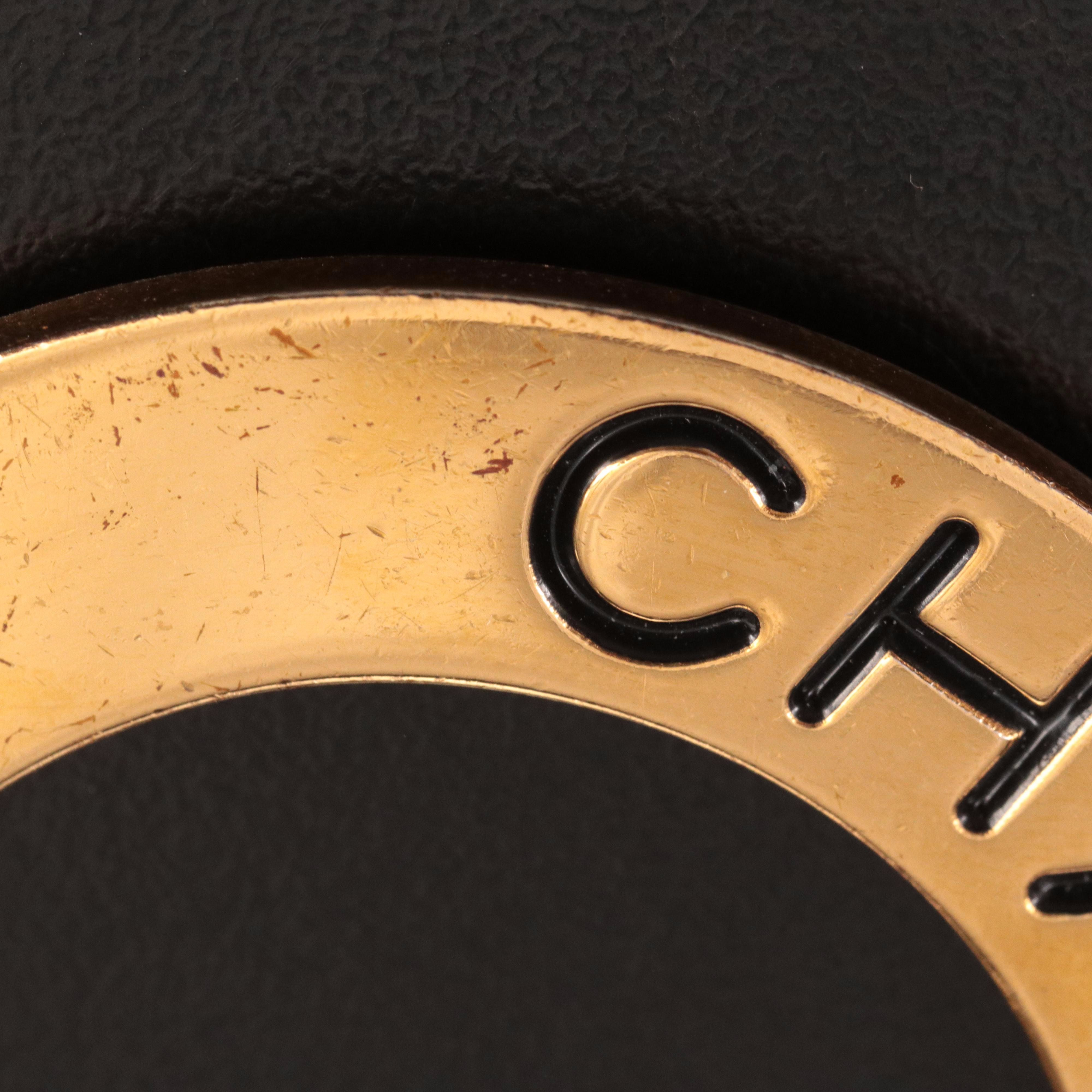 Chanel Paris Metal Keychain