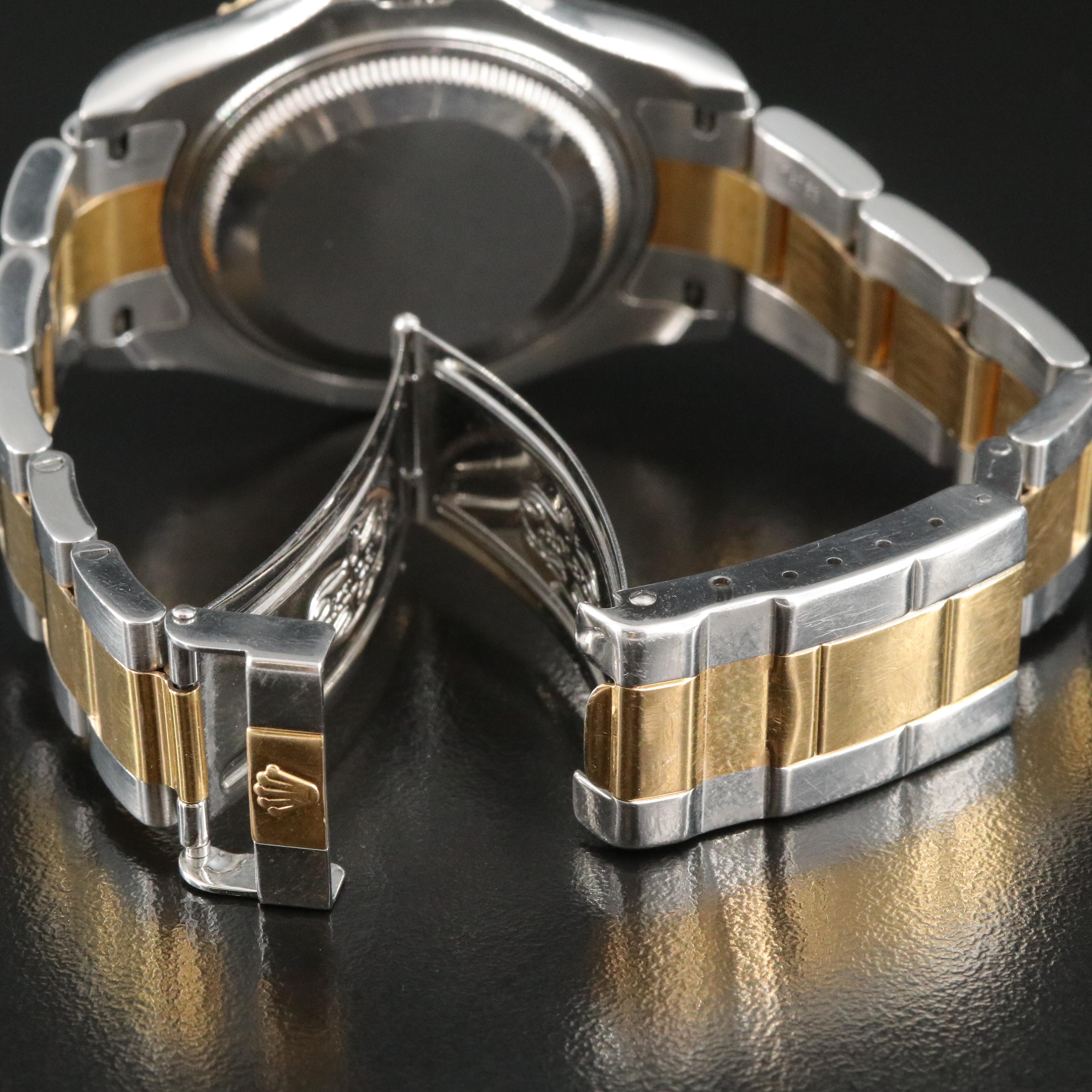 1999 Rolex Yacht-Master Two-Tone White Dial Watch