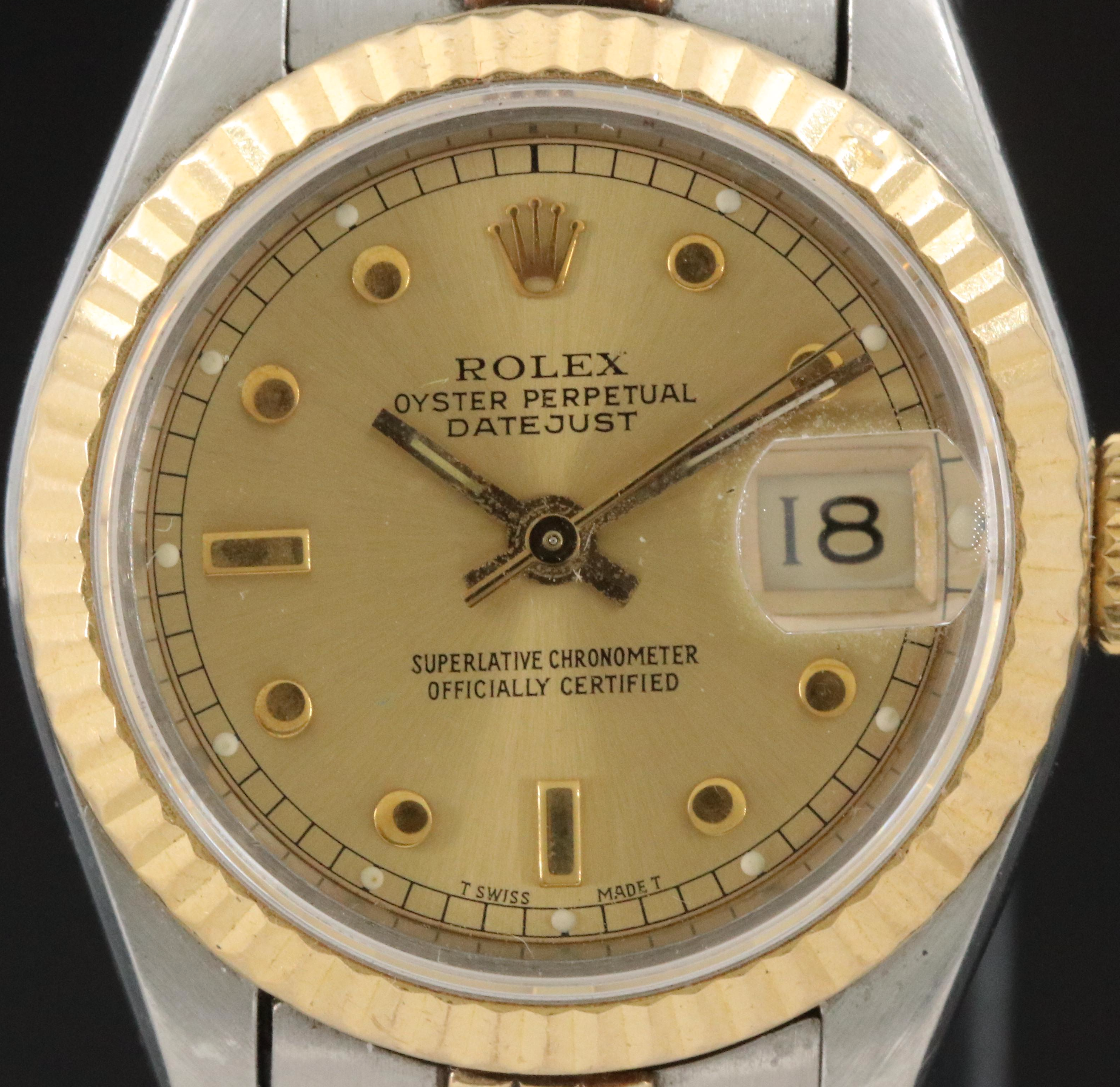 1985 Rolex Oyster Perpetual Datejust Watch