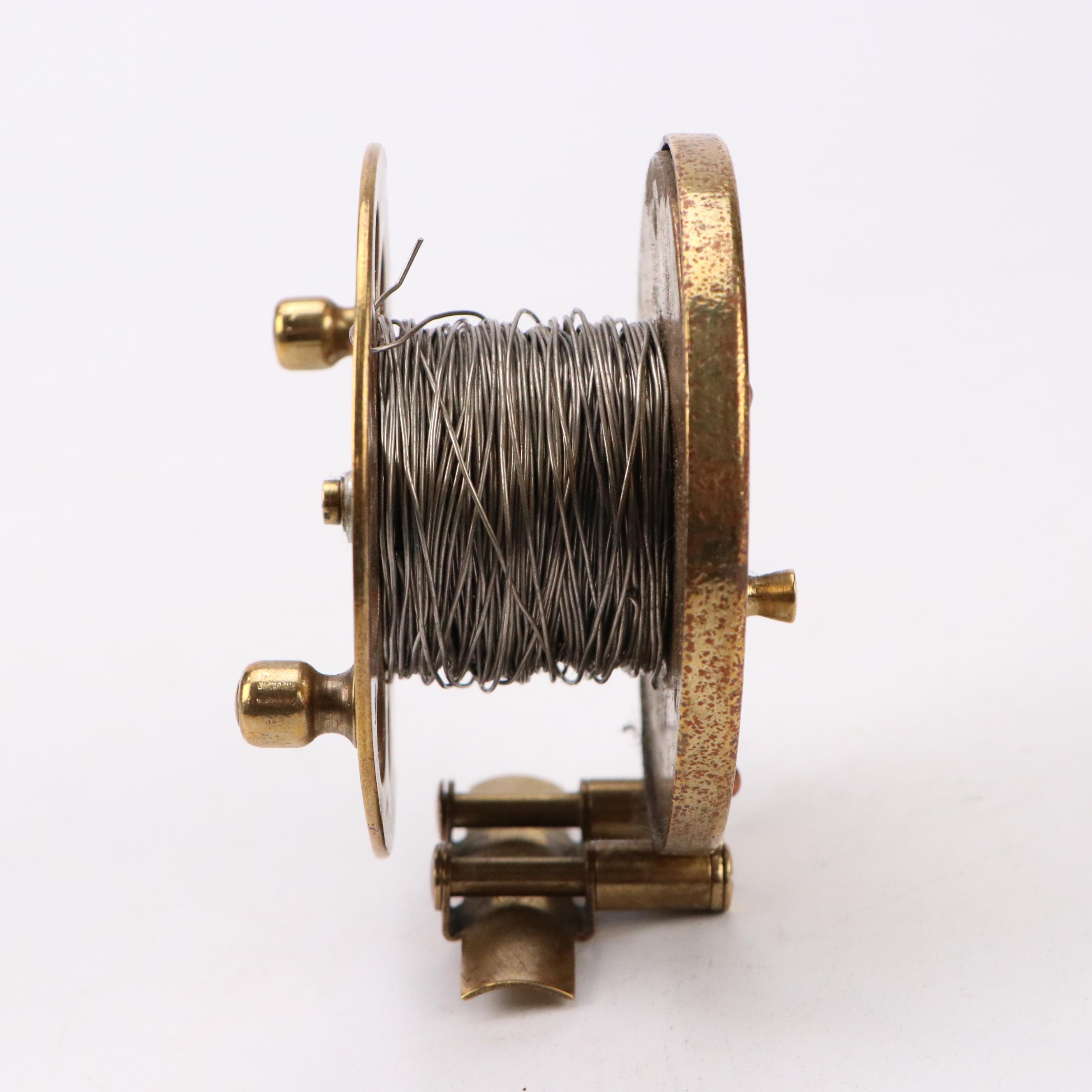 Antique Brass Fishing Reel