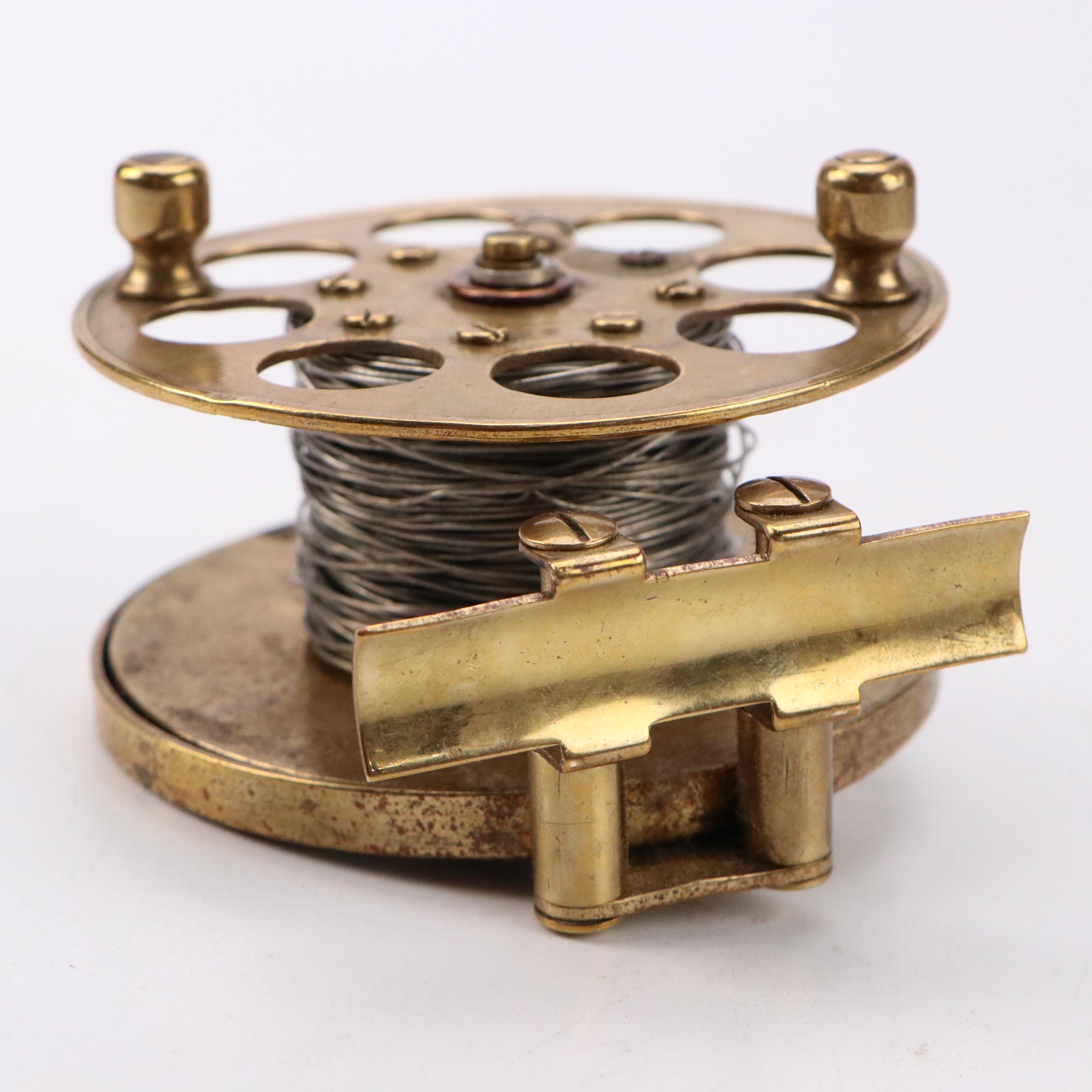 Antique Brass Fishing Reel