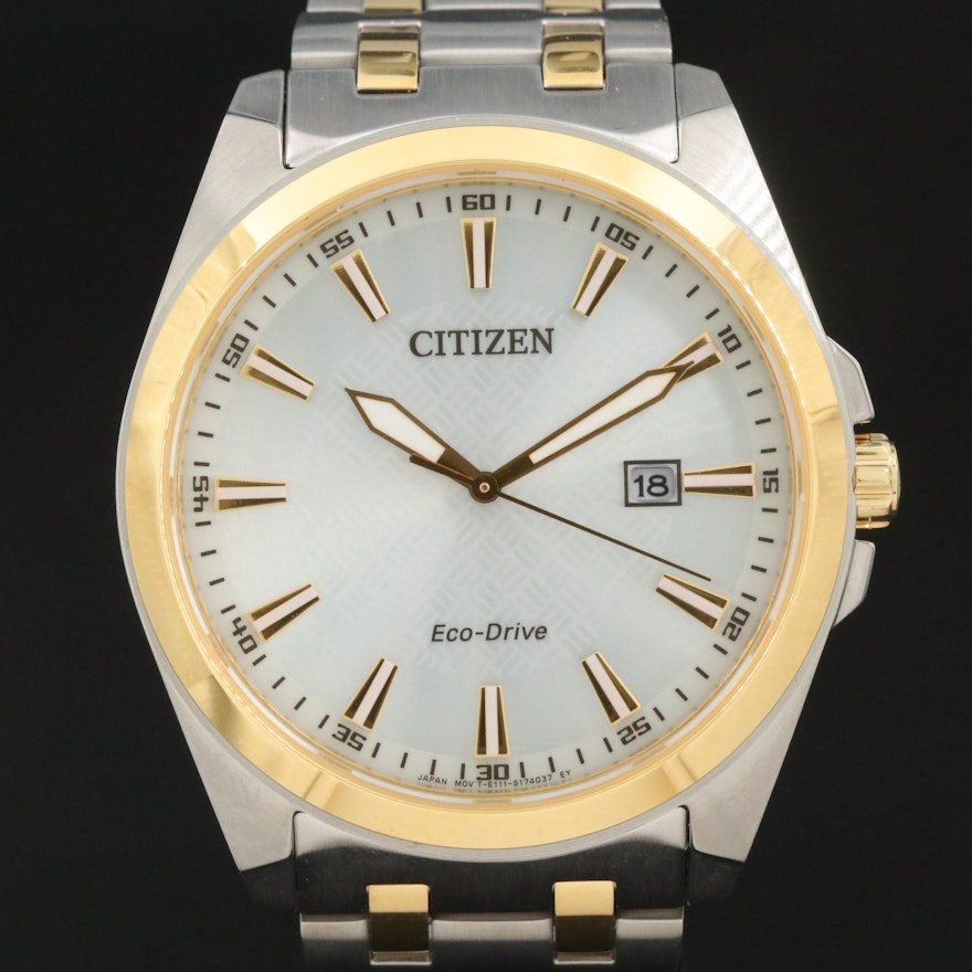 Citizen Eco-Drive Two-Tone Stainless Steel Wristwatch