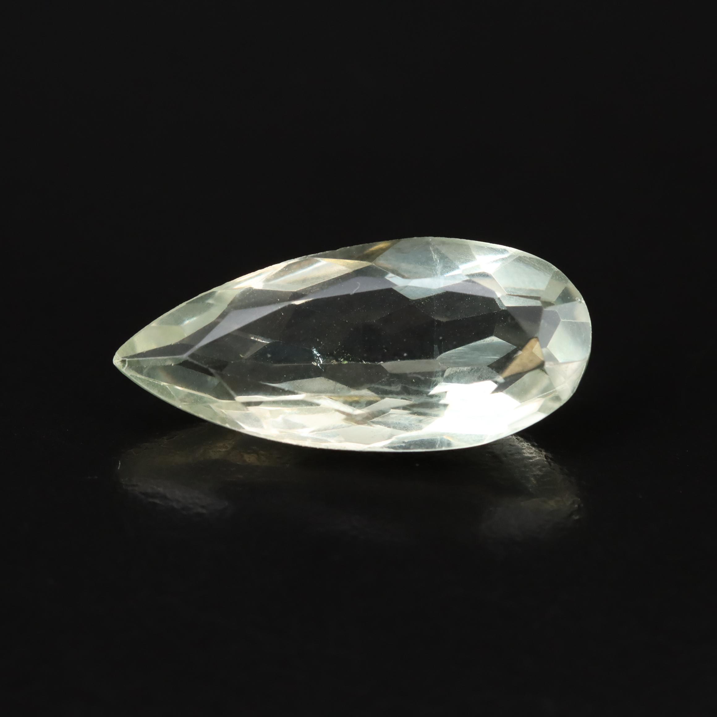 Loose 10.67 CT Prasiolite