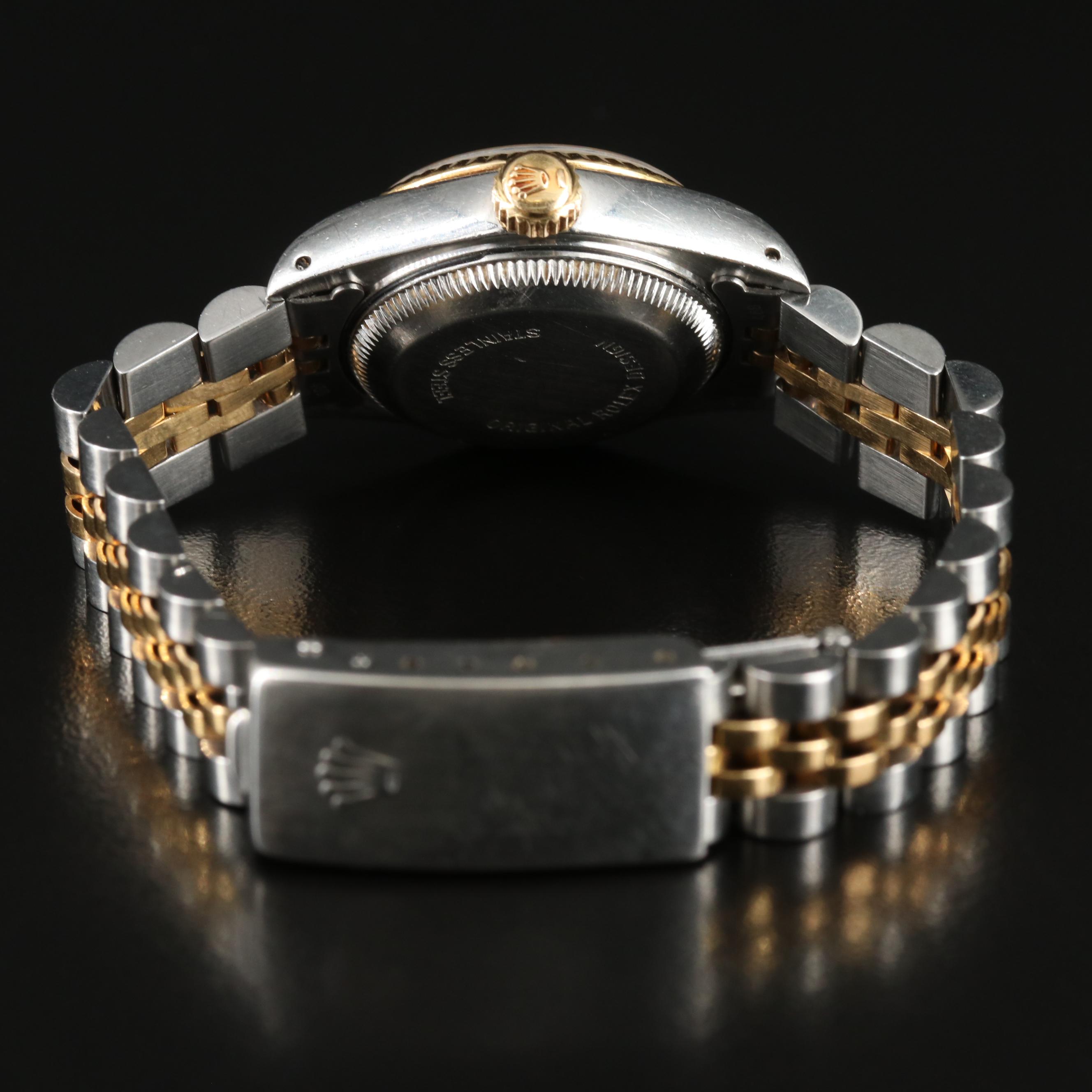 1989 Rolex Datejust 26MM 18K Gold Steel Automatic Watch