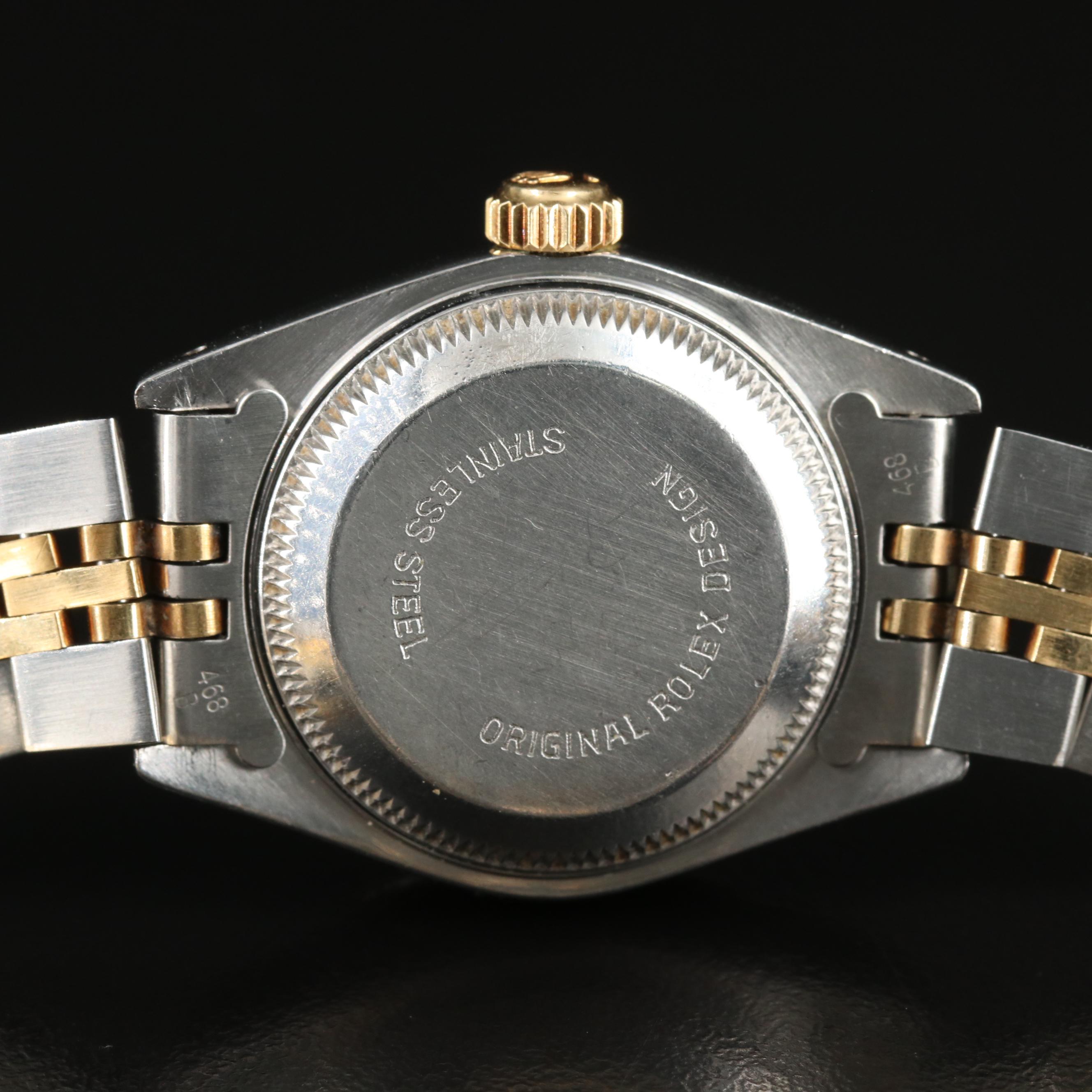 1989 Rolex Datejust 26MM 18K Gold Steel Automatic Watch