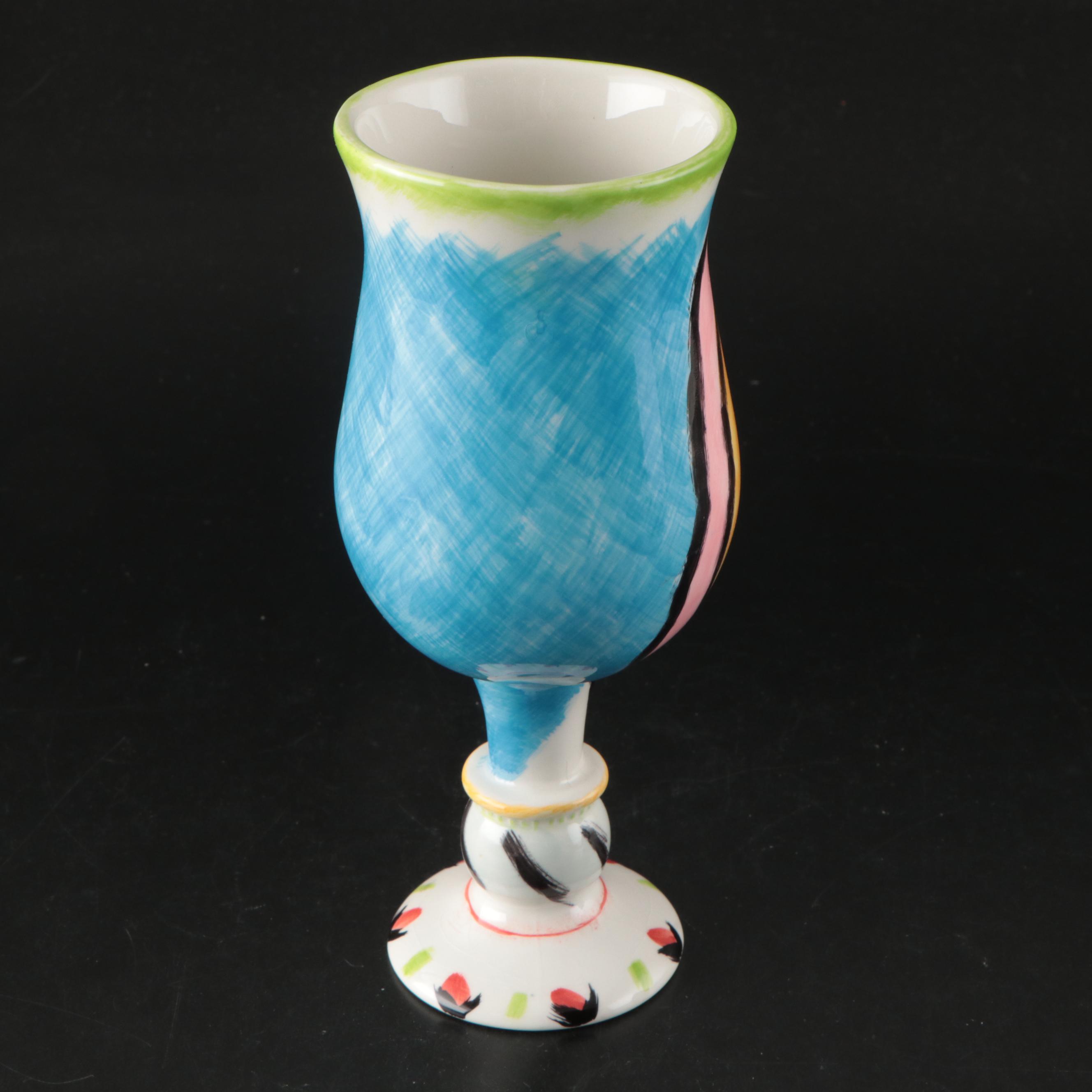 Jonathan Adler White Ceramic Vase, Ganz Belle Casa Goblet Vase, Ford Bowl, More