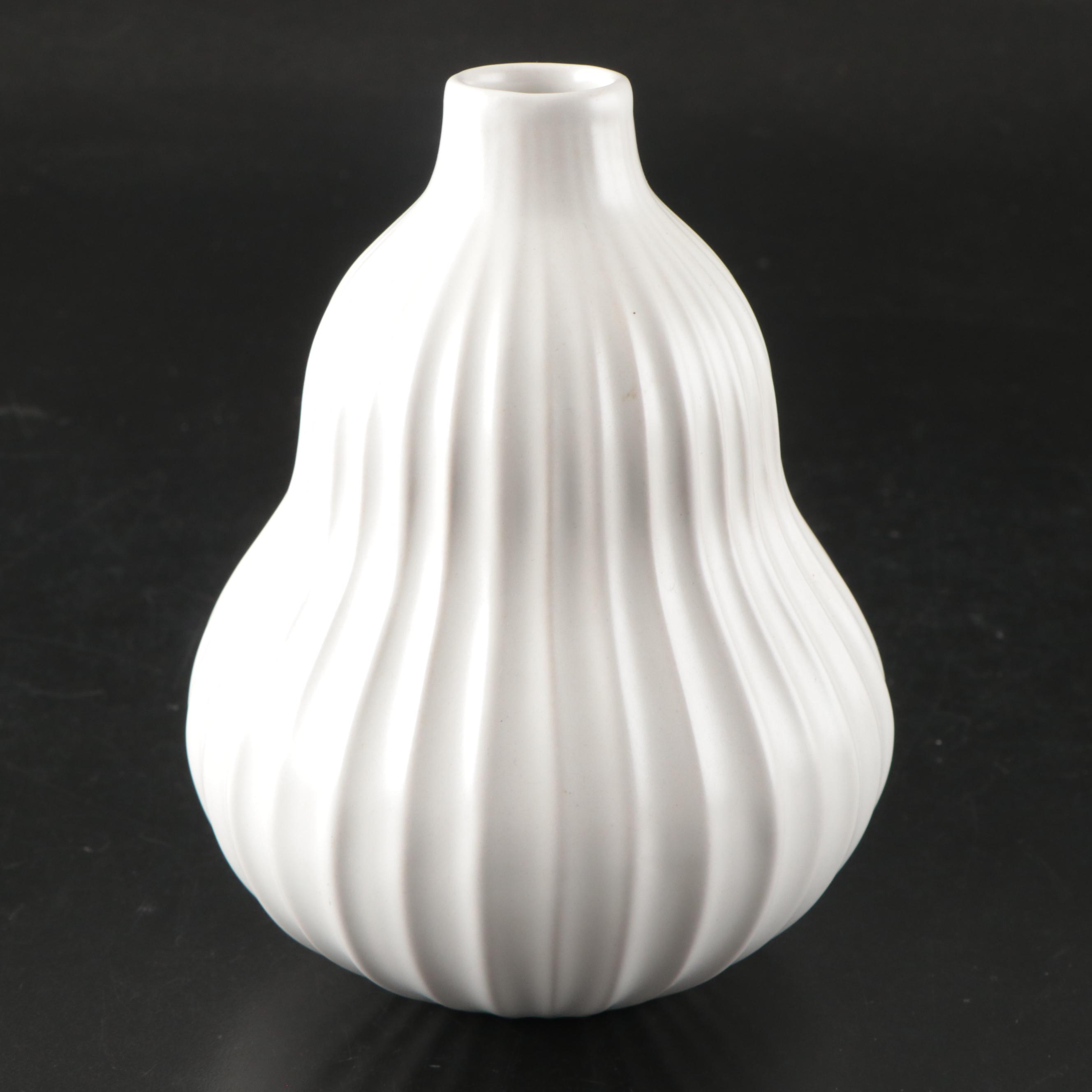 Jonathan Adler White Ceramic Vase, Ganz Belle Casa Goblet Vase, Ford Bowl, More