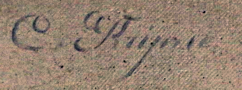 Dutch Golden Age Style Still Life with Peaches Oil Painting, Late 19th Century