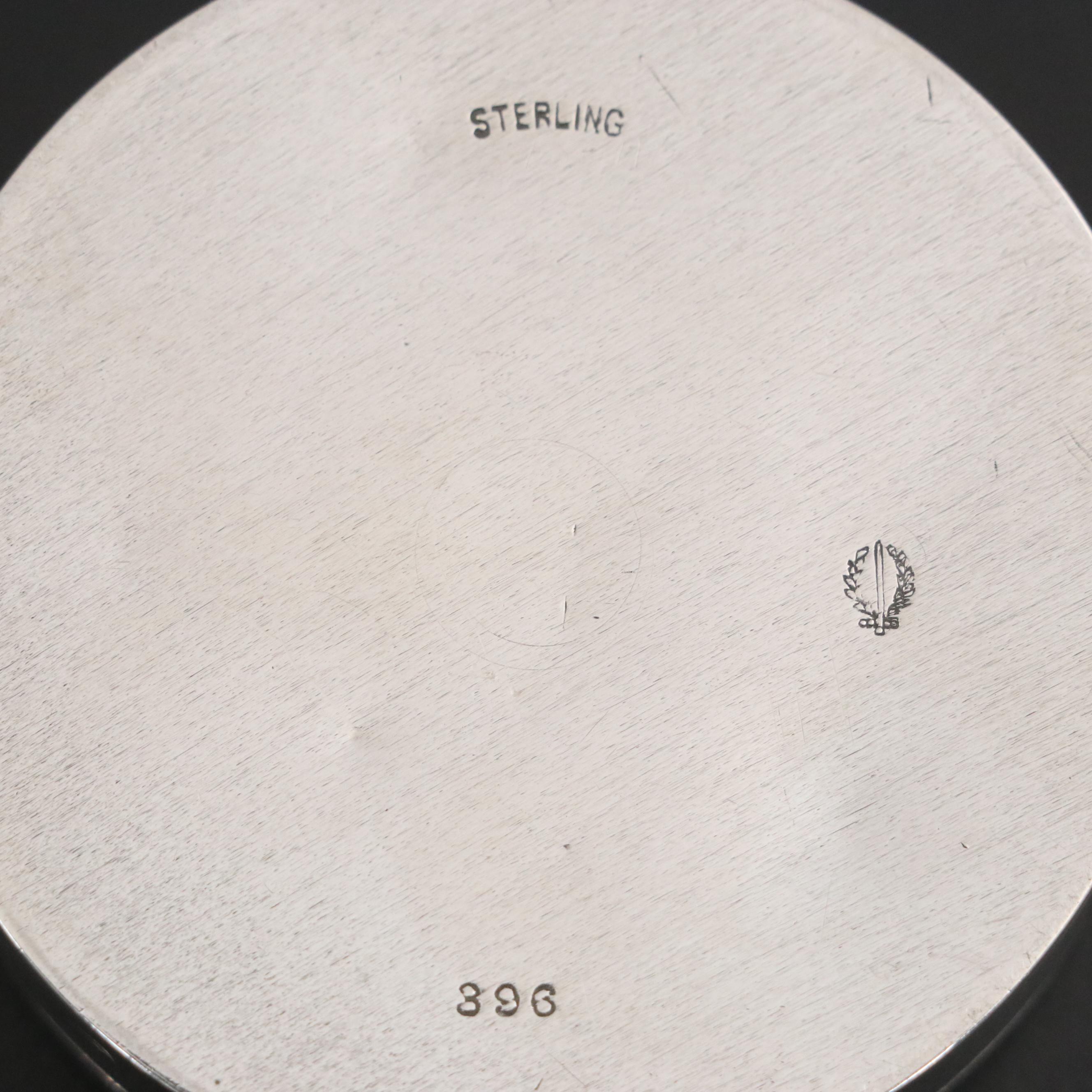 Mexican Juventino Lopez Reyes Sterling Bowl and Goblet with Other Tableware