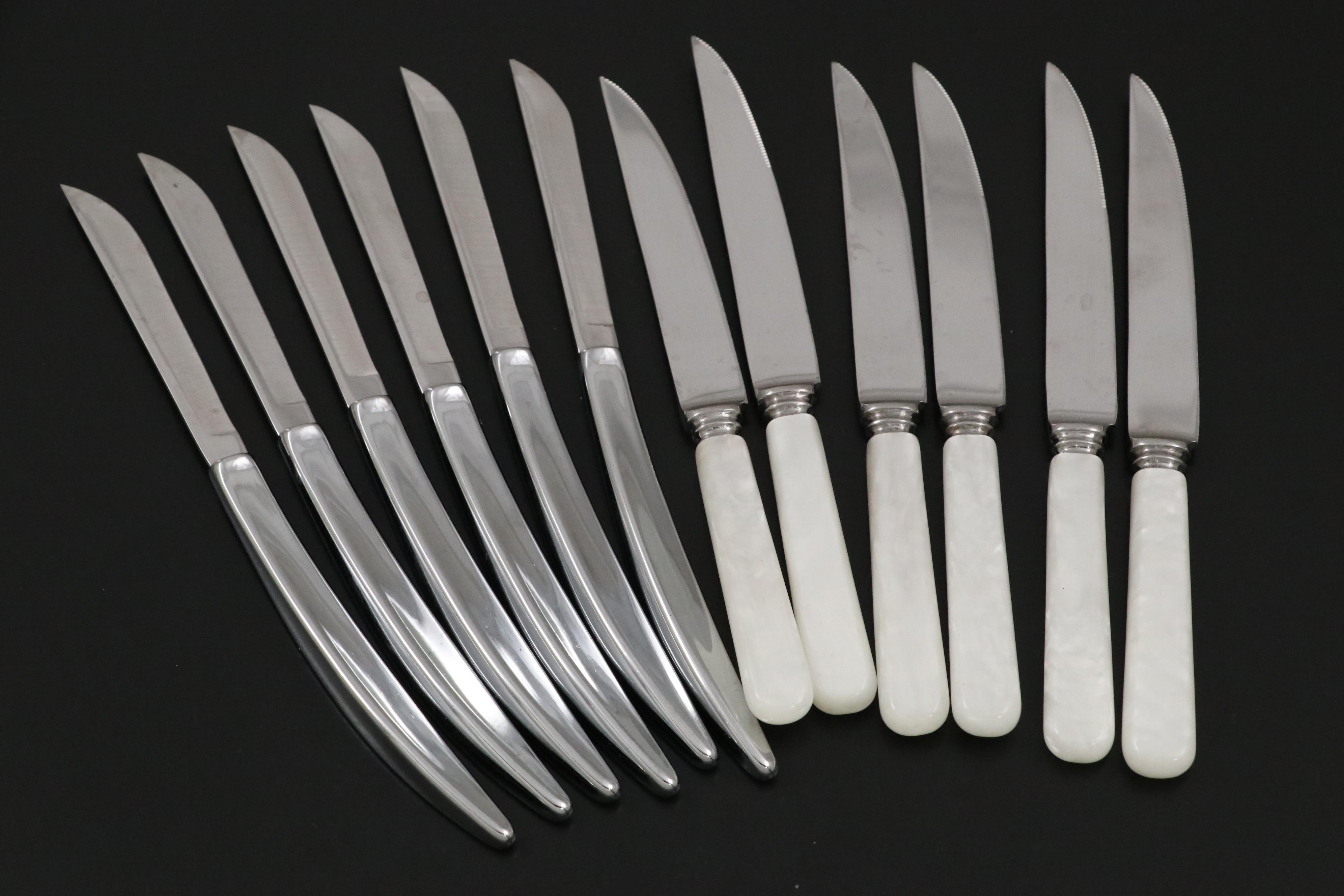 Mexican Juventino Lopez Reyes Sterling Bowl and Goblet with Other Tableware