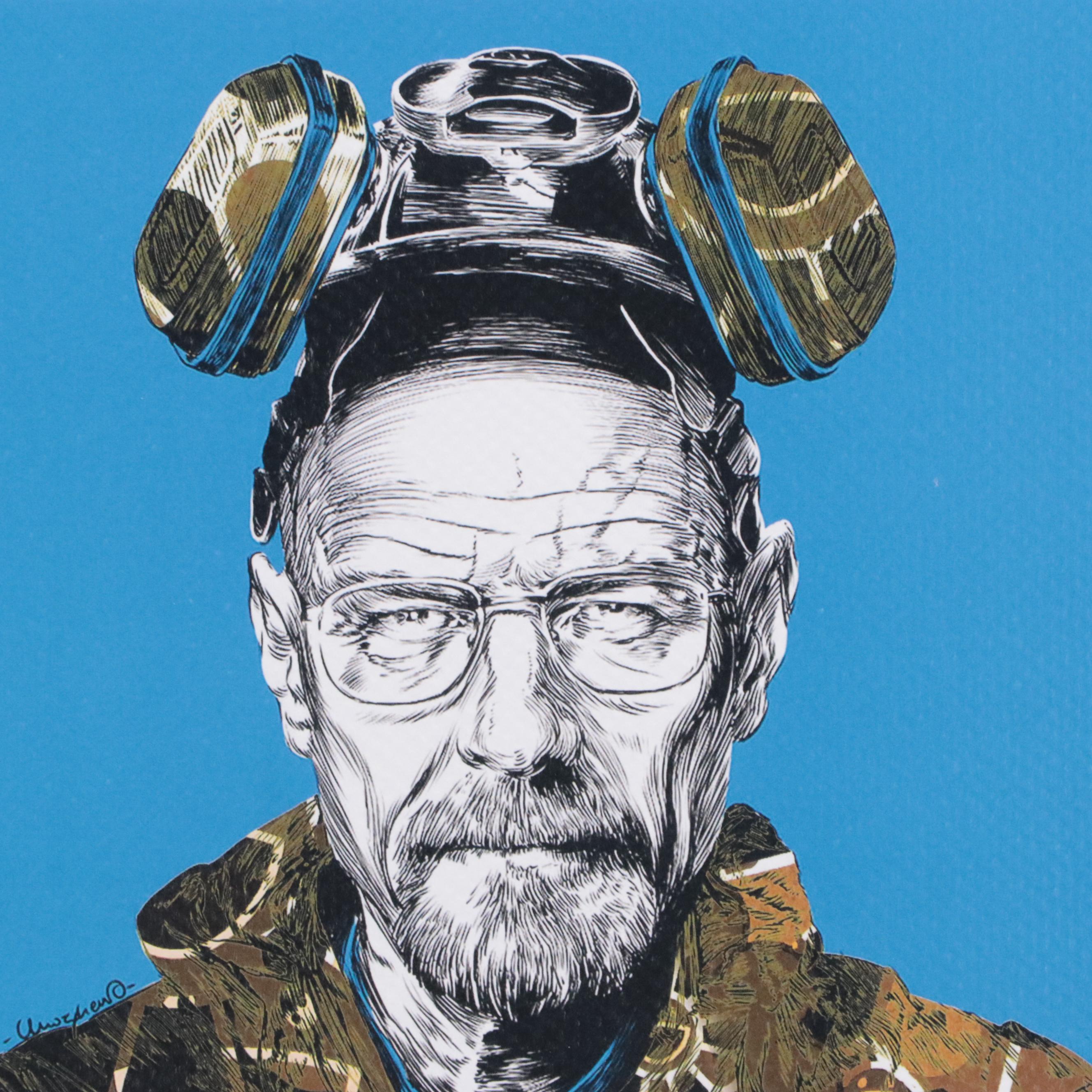Death NYC Digital Pop Art Print of Breaking Bad x Takashi Murakami