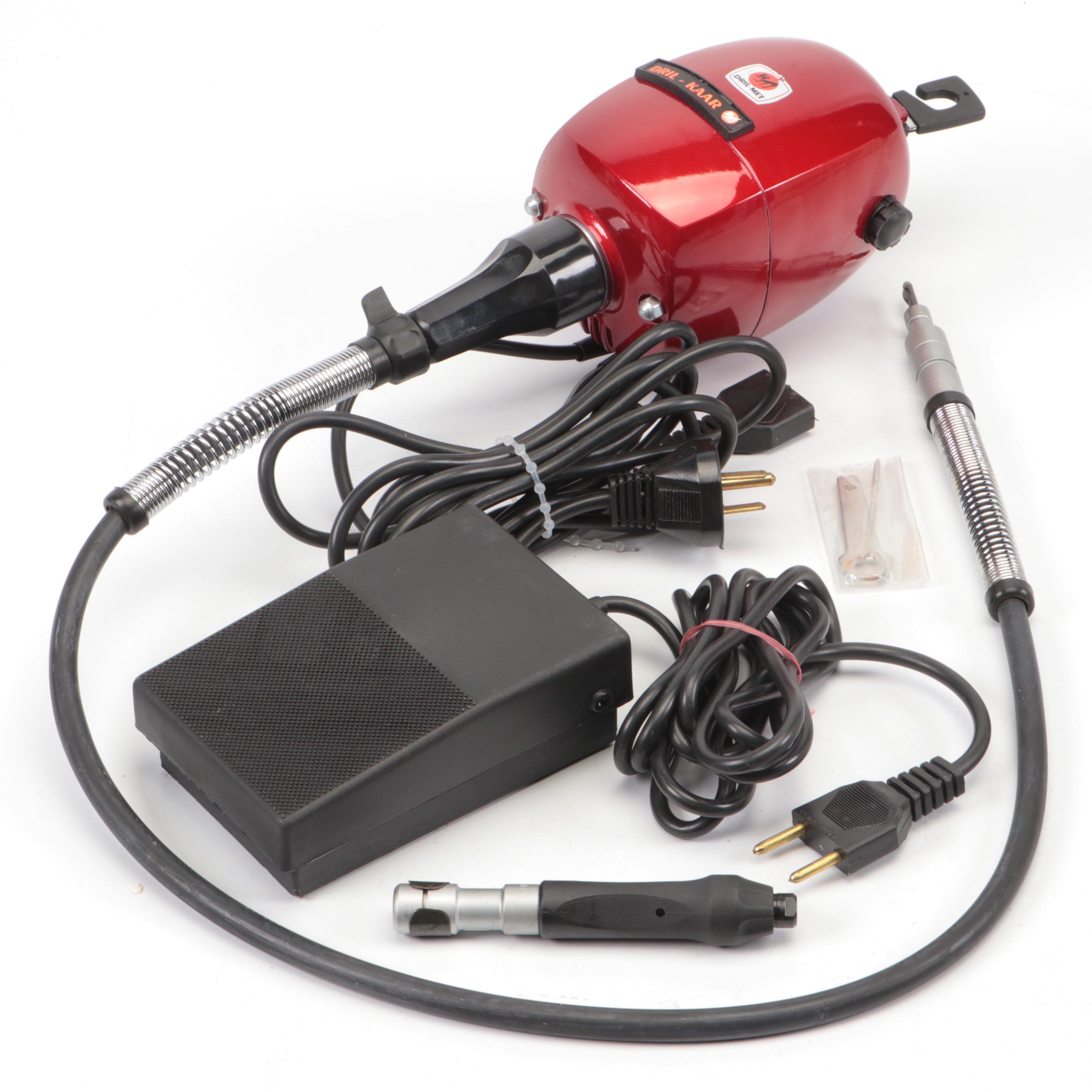 Dril Met "DrillKaar 600 Series" Hanging Engine Dental or Hobby Drill