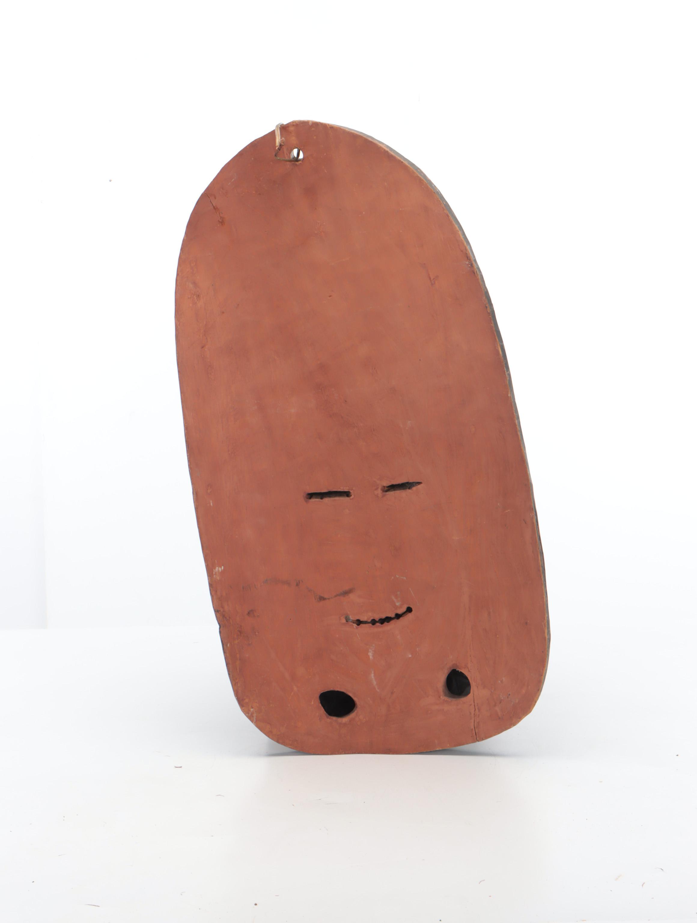 Papua New Guinea Carved and Pigmented Mask