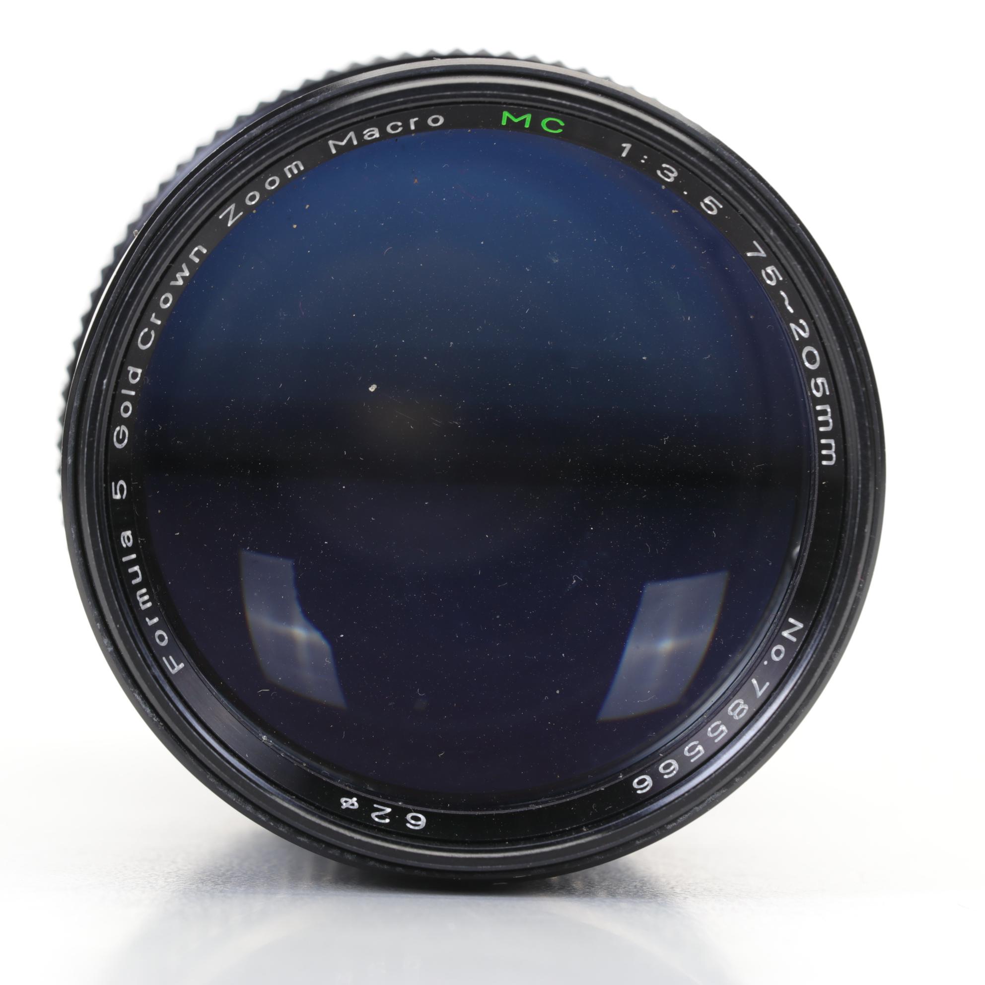 Asahi Pentax Cameras with Starblitz Flash and Two Lenses, Late 20th Century