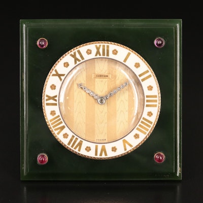 Cartier Art Deco Desk Clock