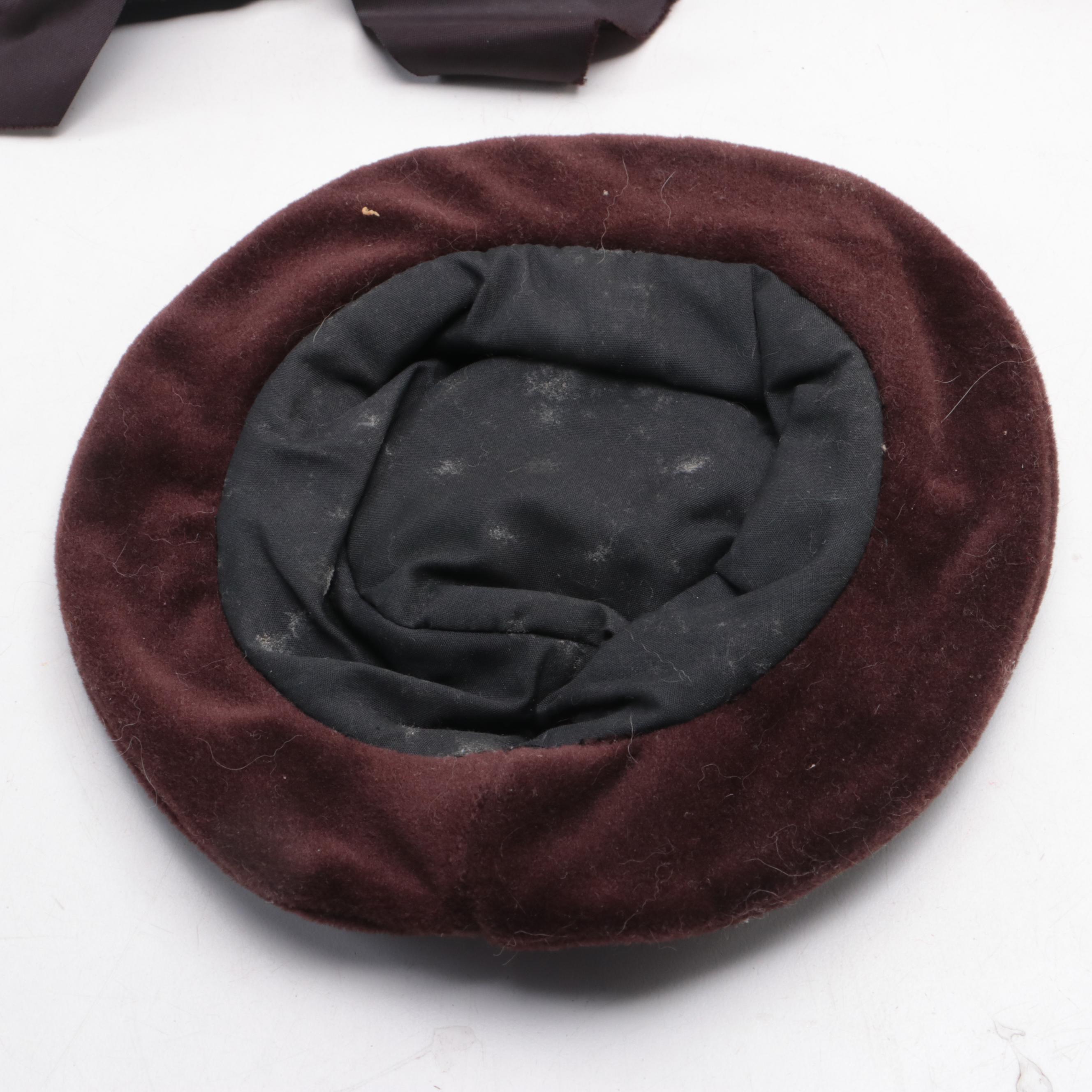 Victorian Style Straw Hats and Bonnets, 20th Century